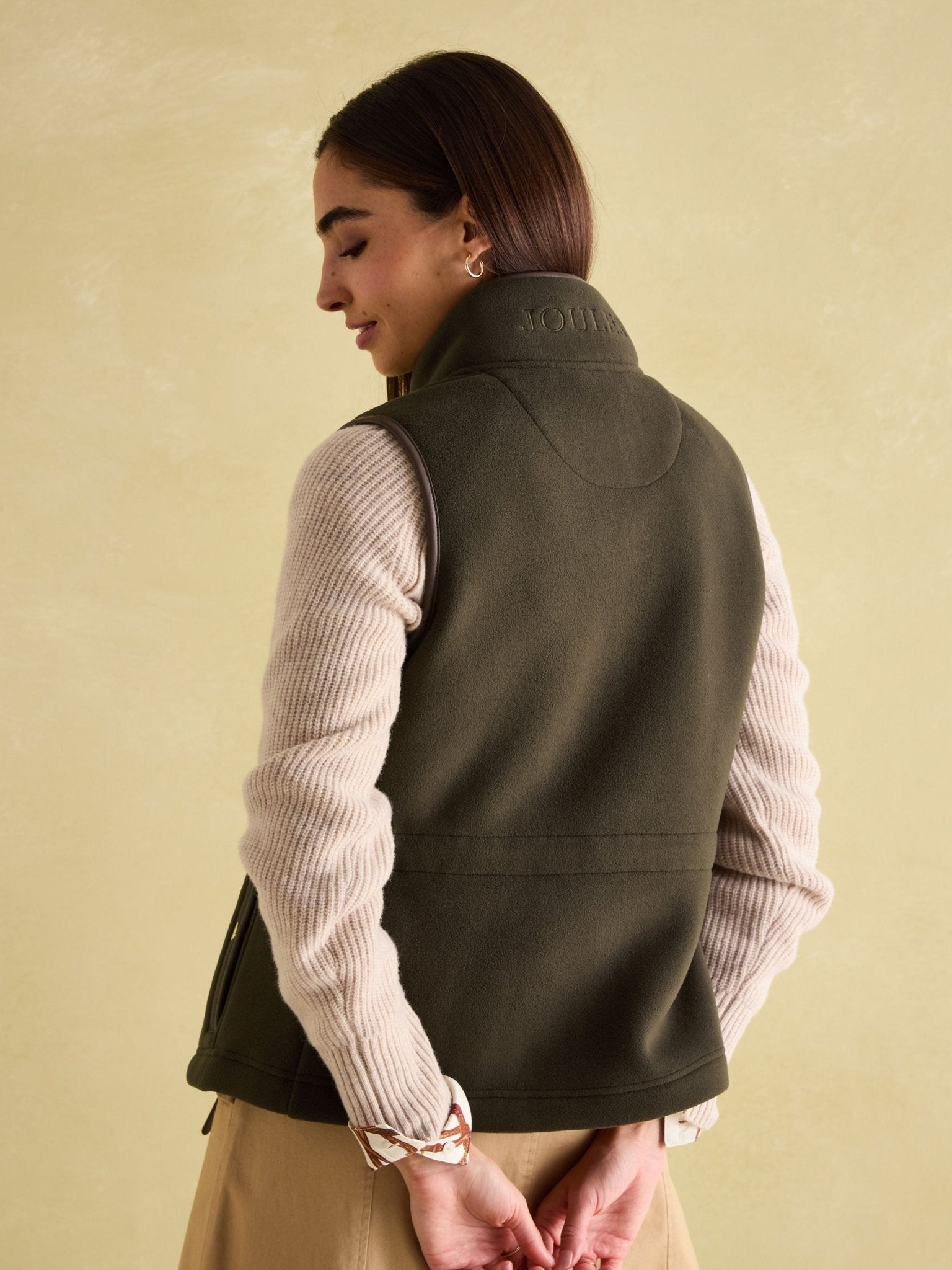 Joules - Joules Fairbourne Fleece ladies waistcoat - womens bodywarmer