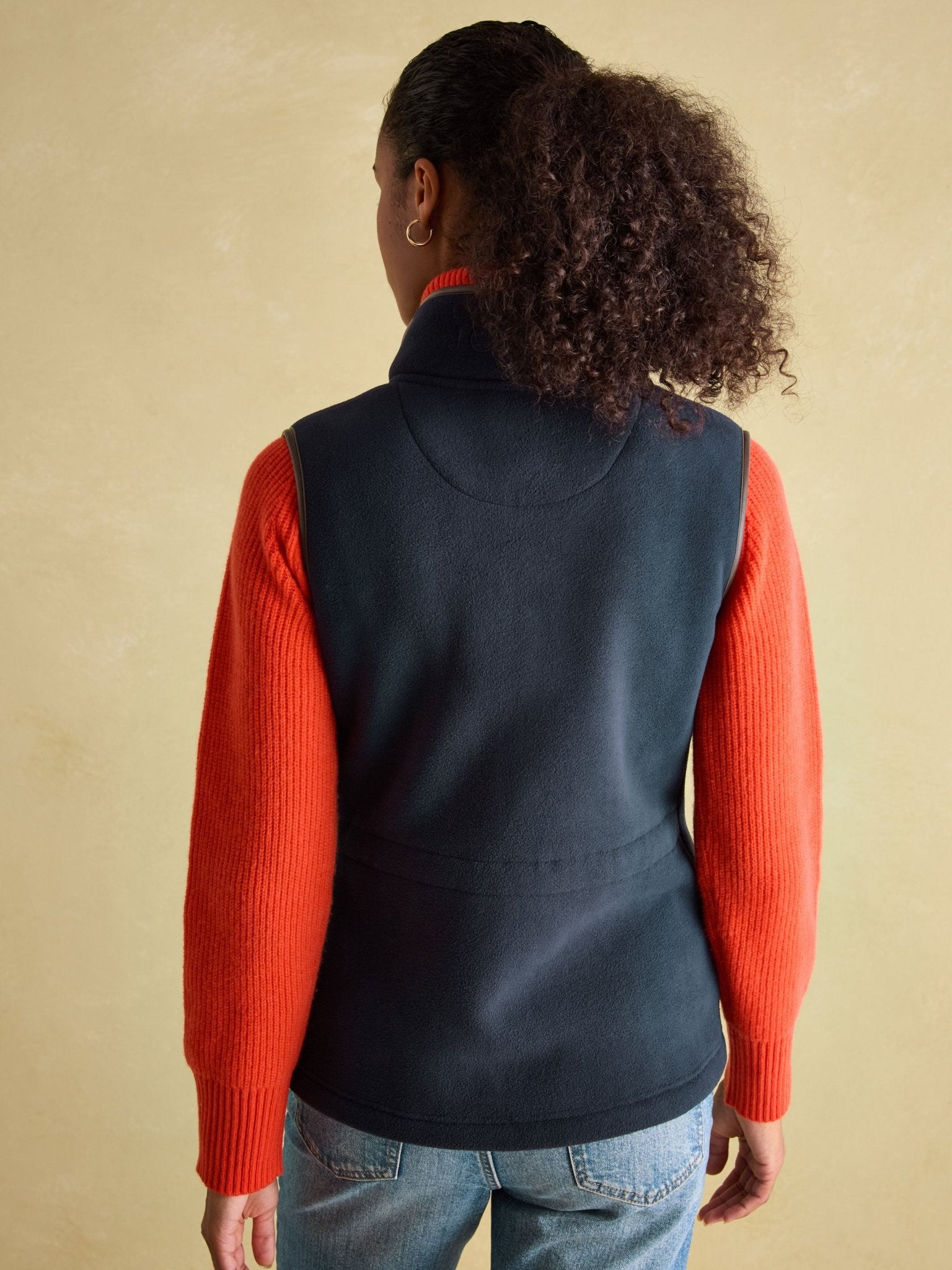 Joules - Joules Fairbourne Fleece ladies waistcoat - womens bodywarmer
