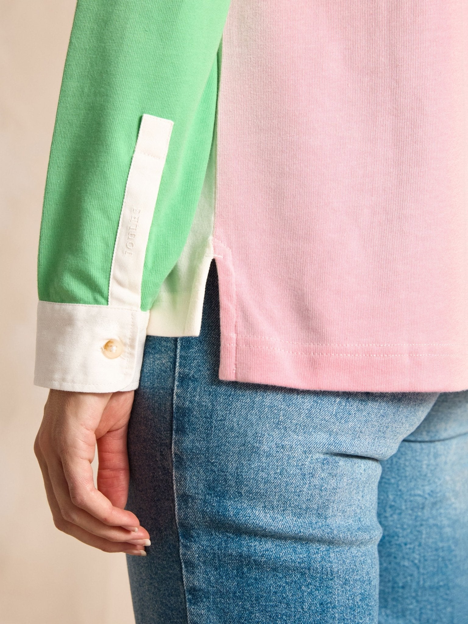 Joules - Joules Falmouth Multi Hotch Potch Collared Rugby Shirt / Ladies shirt