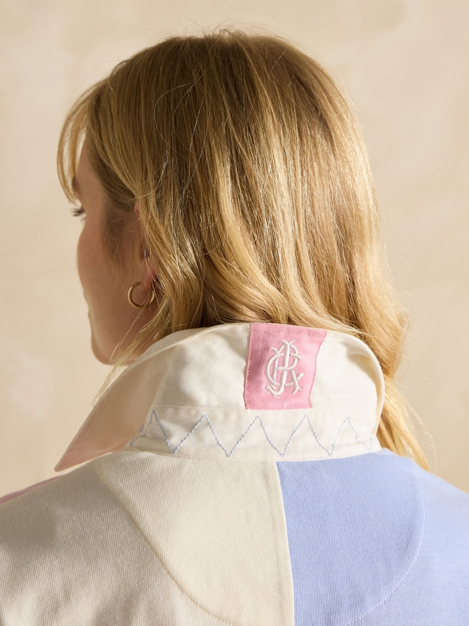 Joules - Joules Falmouth Multi Hotch Potch Collared Rugby Shirt / Ladies shirt