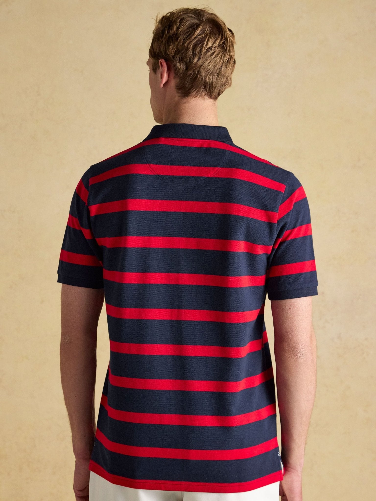 Joules - Joules Filbert Striped Cotton Pique Polo Shirt / Mens Polo Shirt