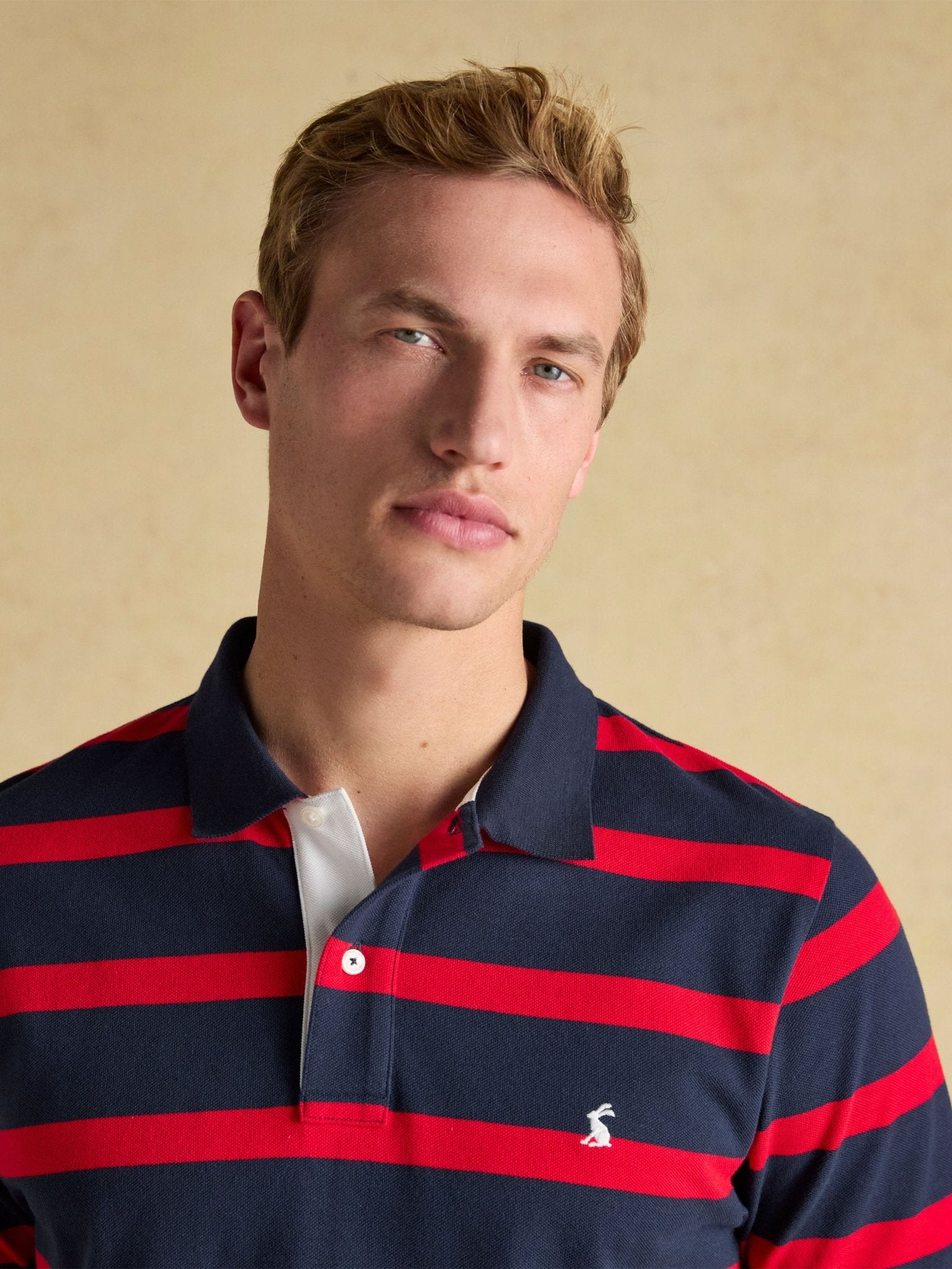 Joules - Joules Filbert Striped Cotton Pique Polo Shirt / Mens Polo Shirt