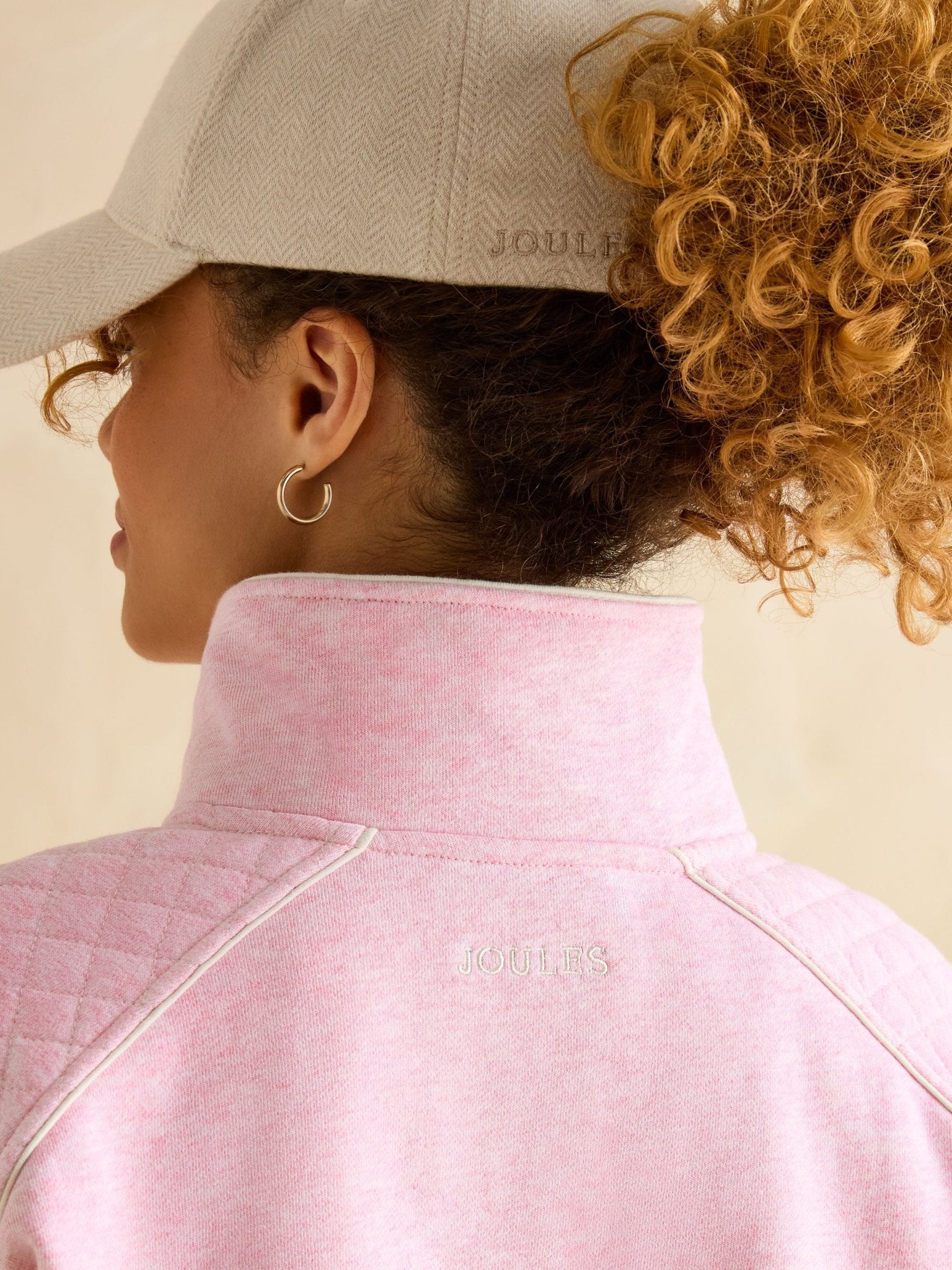 Joules - Joules Ladies Half Zip Sweatshirt Joules Racquet womens sweater