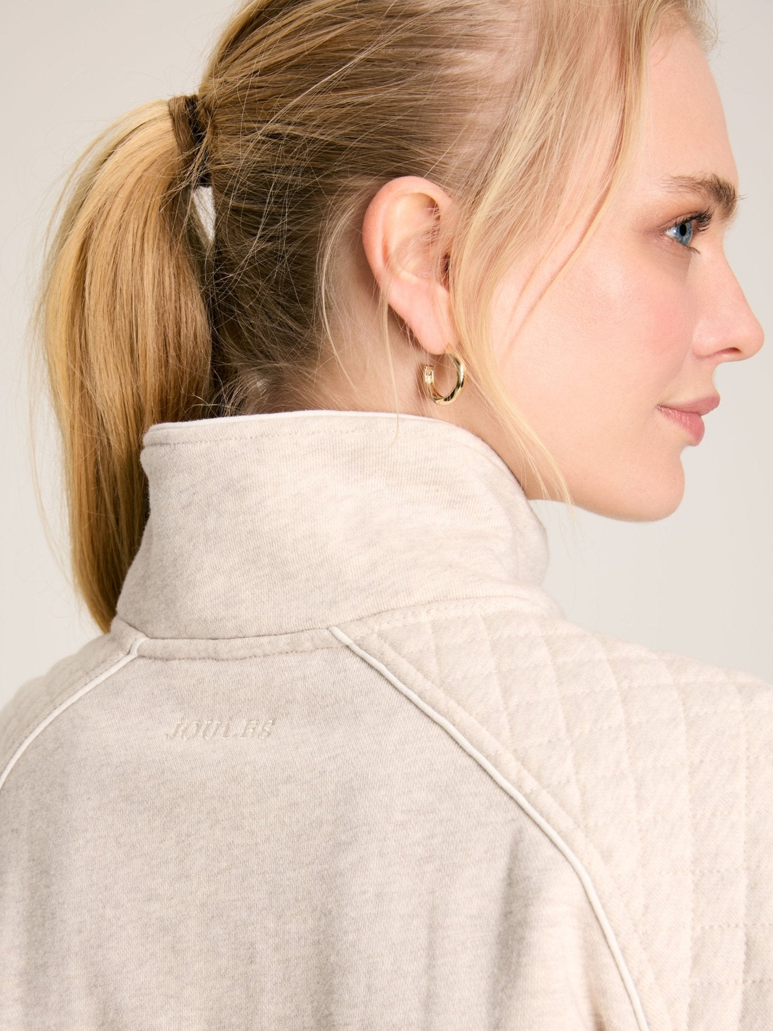 Joules - Joules Ladies Half Zip Sweatshirt Joules Racquet womens sweater