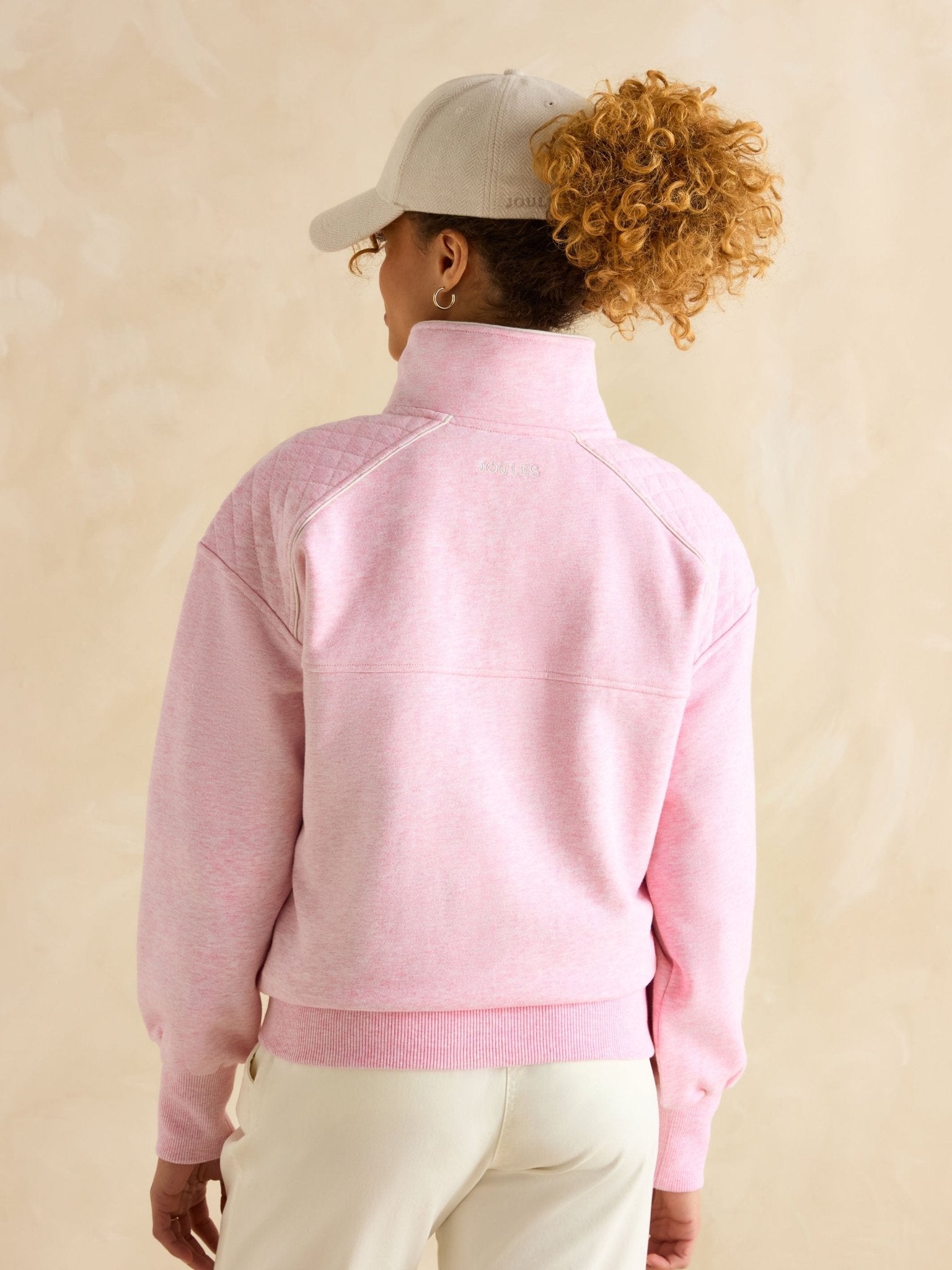 Joules - Joules Ladies Half Zip Sweatshirt Joules Racquet womens sweater