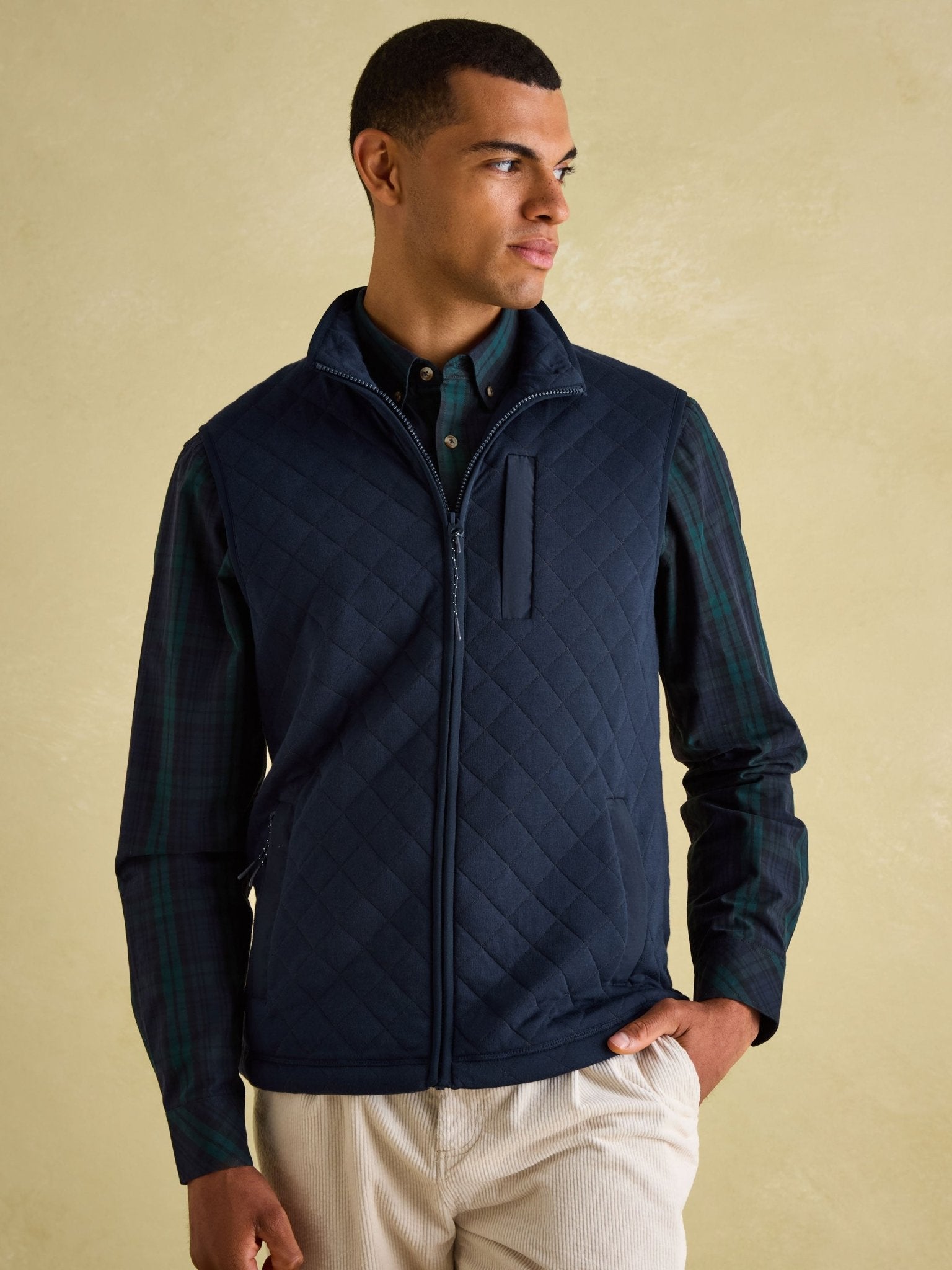 Joules - Joules Malton Jersey Mens Gilet / mens waistcoat bodywarmer