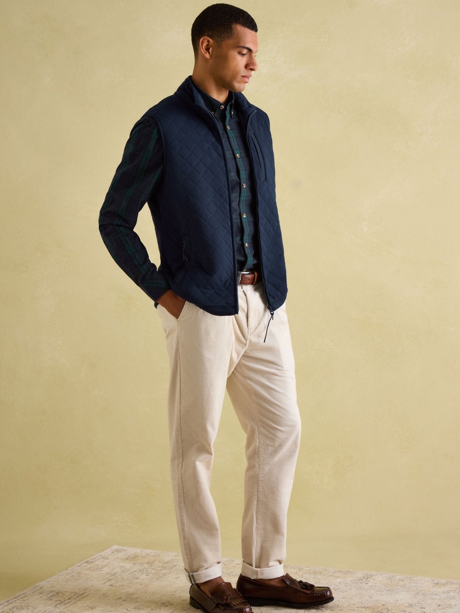 Joules - Joules Malton Jersey Mens Gilet / mens waistcoat bodywarmer