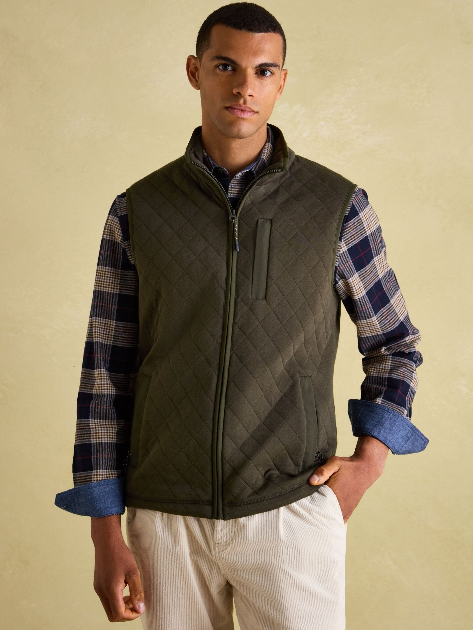 Joules - Joules Malton Jersey Mens Gilet / mens waistcoat bodywarmer