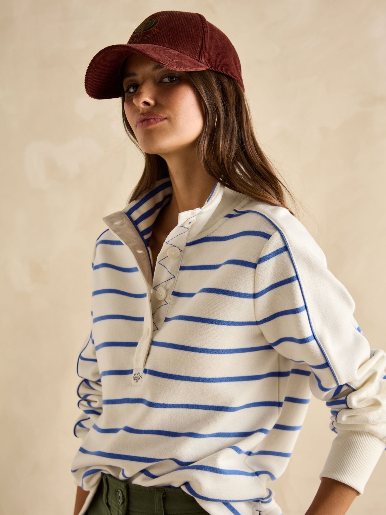 Joules - Joules Southwold Stripe ladies Sweatshirt / womens Sweater & Jumper