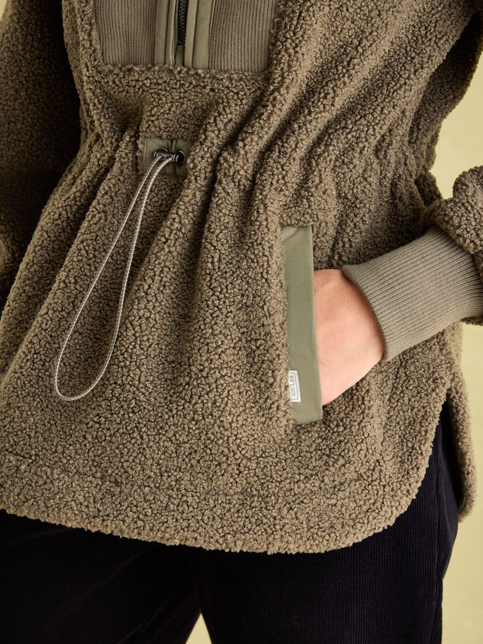 Joules - Joules Thurlston Neutral Borg Fleece / Ladies Fleece Jumper