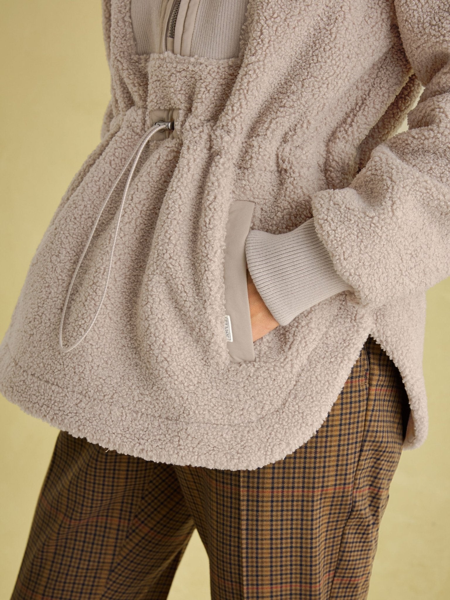 Joules - Joules Thurlston Neutral Borg Fleece / Ladies Fleece Jumper