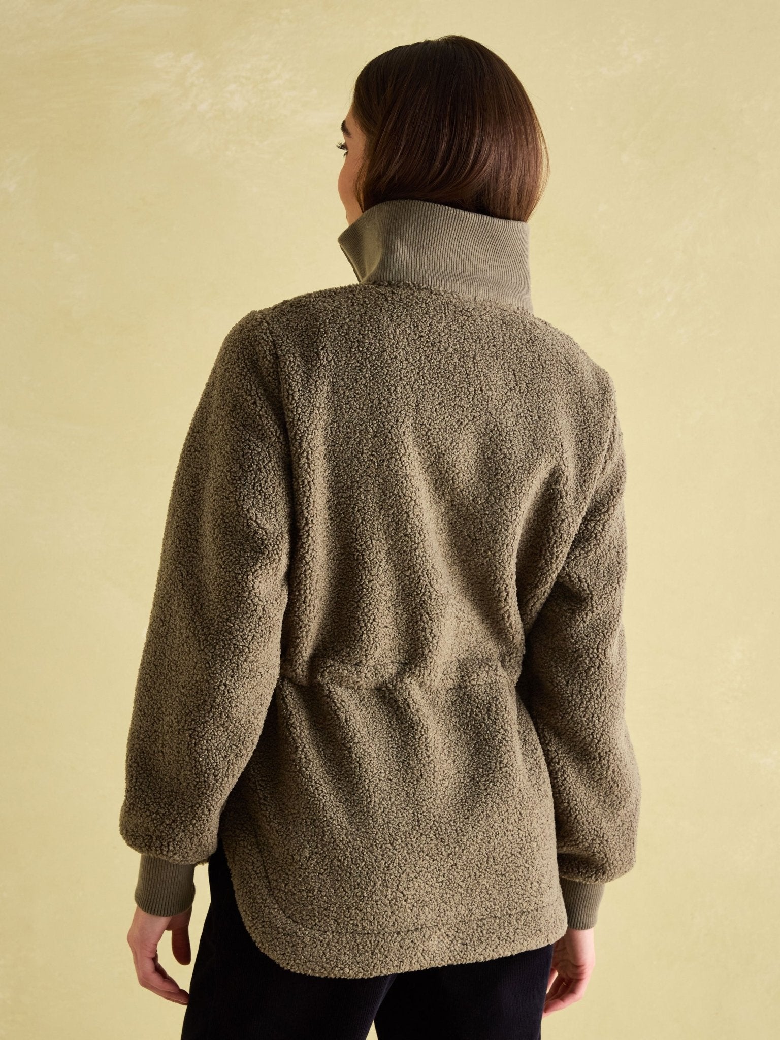 Joules - Joules Thurlston Neutral Borg Fleece / Ladies Fleece Jumper