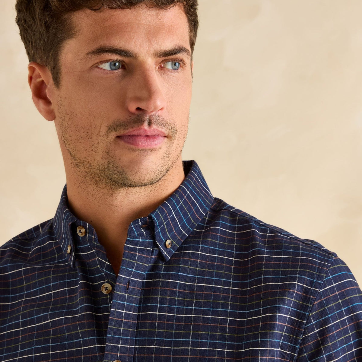 Joules - Joules Welford Mens Shirt - Cotton Long Sleeve Check Shirt Joules Shirt