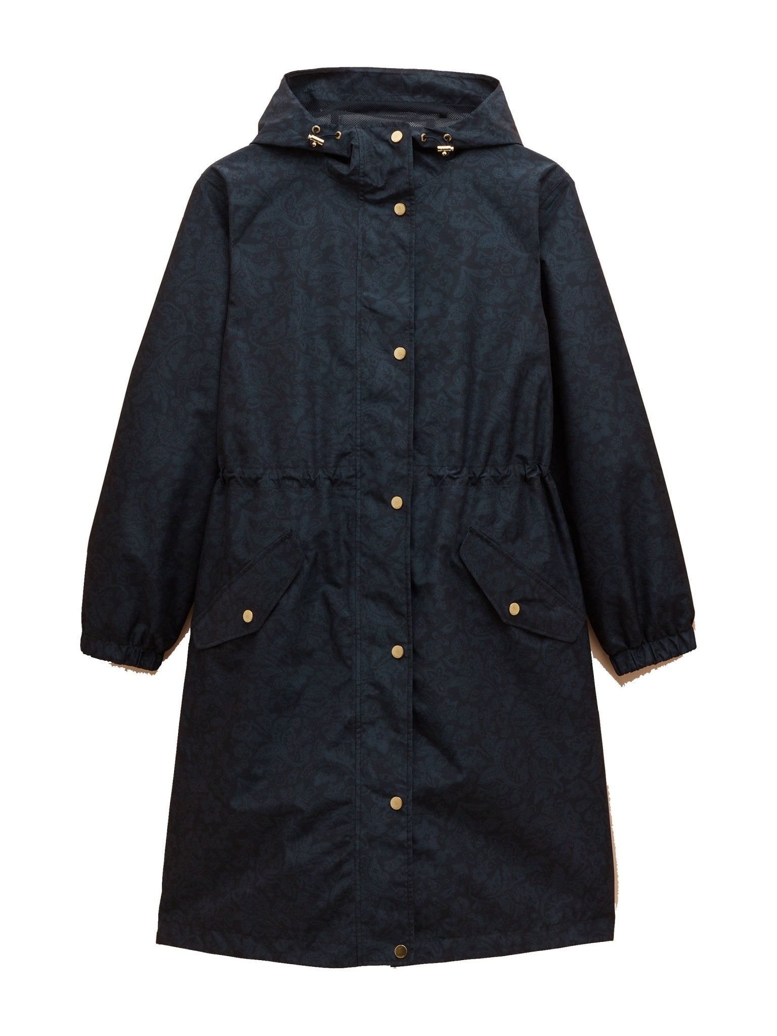 Joules - Joules Womens Holkham Waterproof Packable Raincoat With Hood - Ladies