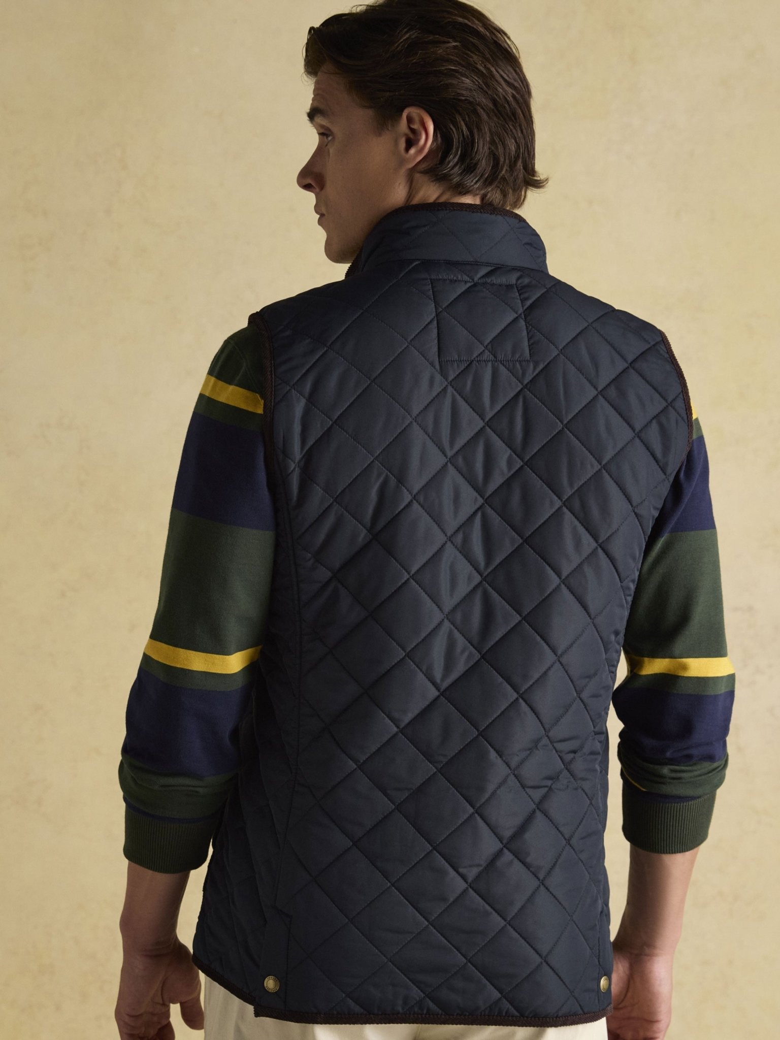 Joules - Joules Maynard Mens Gilet quilted fleece lined waistcoat / bodywarmer