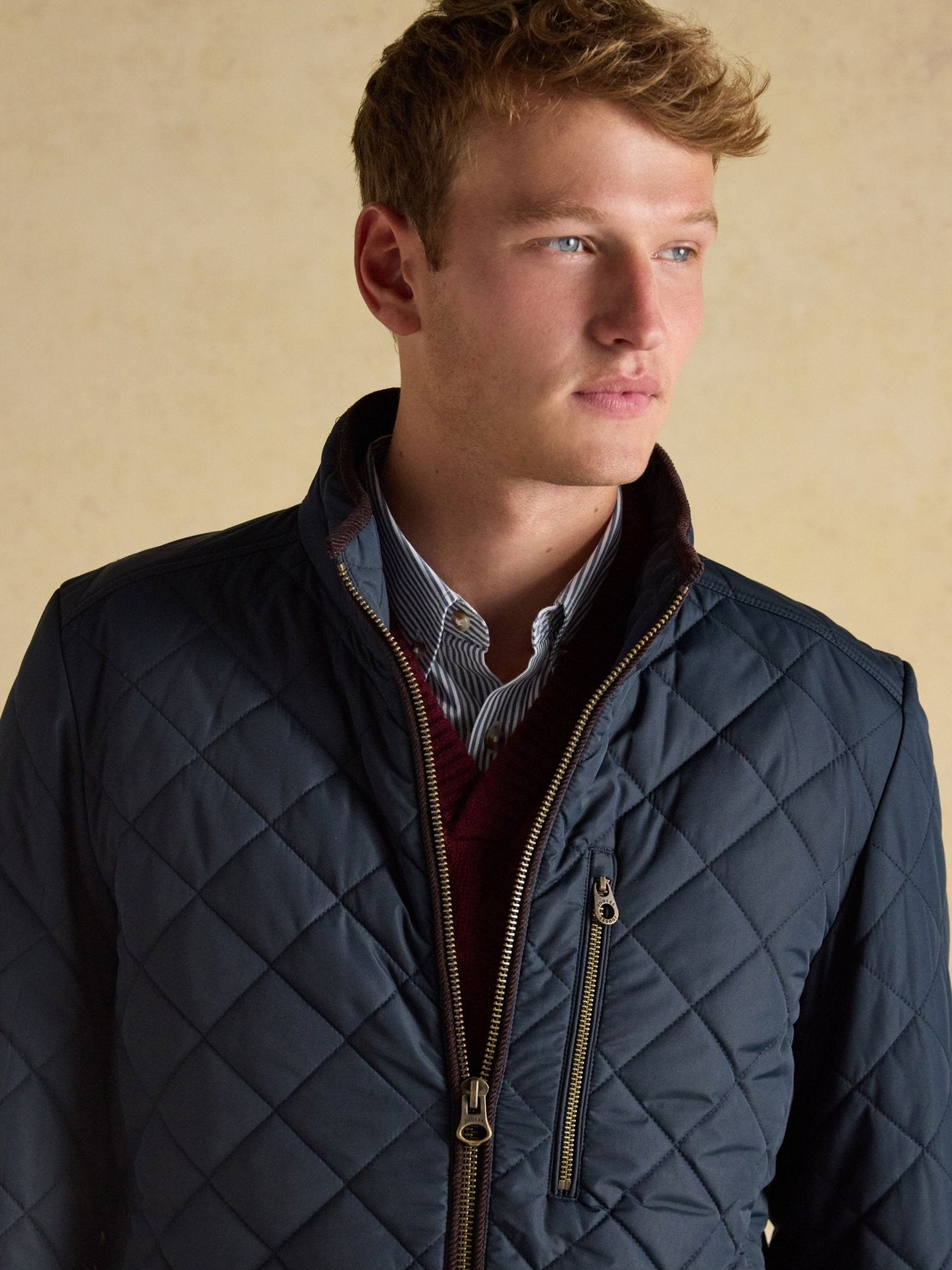 Joules - Joules Maynard Mens Jacket quilted fleece lined coat