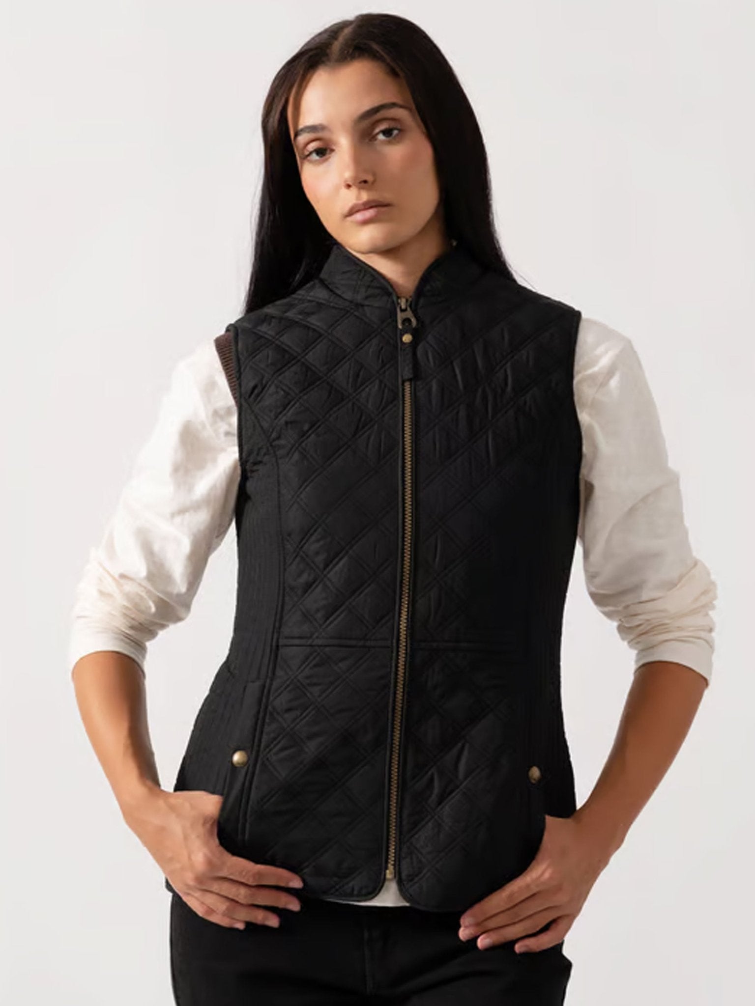 Joules - Joules Minx Showerproof Diamond Quilted Gilet ladies waistcoat / bodywarmer Joules