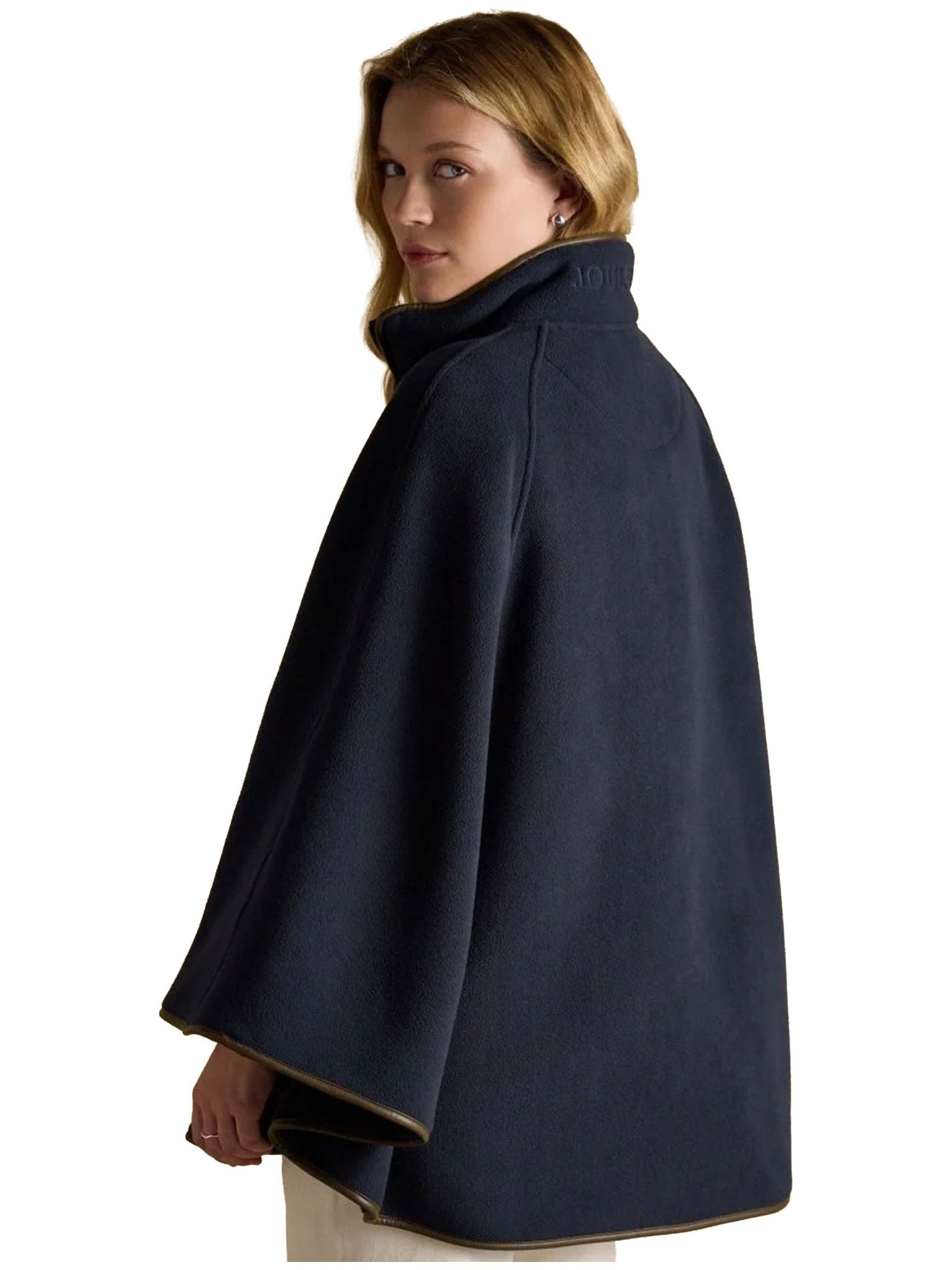 Joules - Ladies Heritage Longline cape / Womens country fleece cape Joules