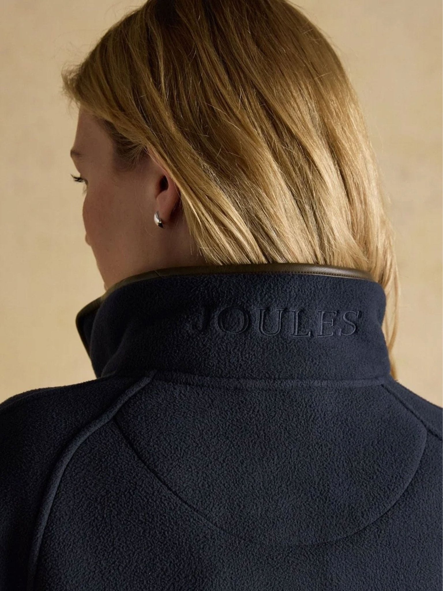 Joules - Ladies Heritage Longline cape / Womens country fleece cape Joules