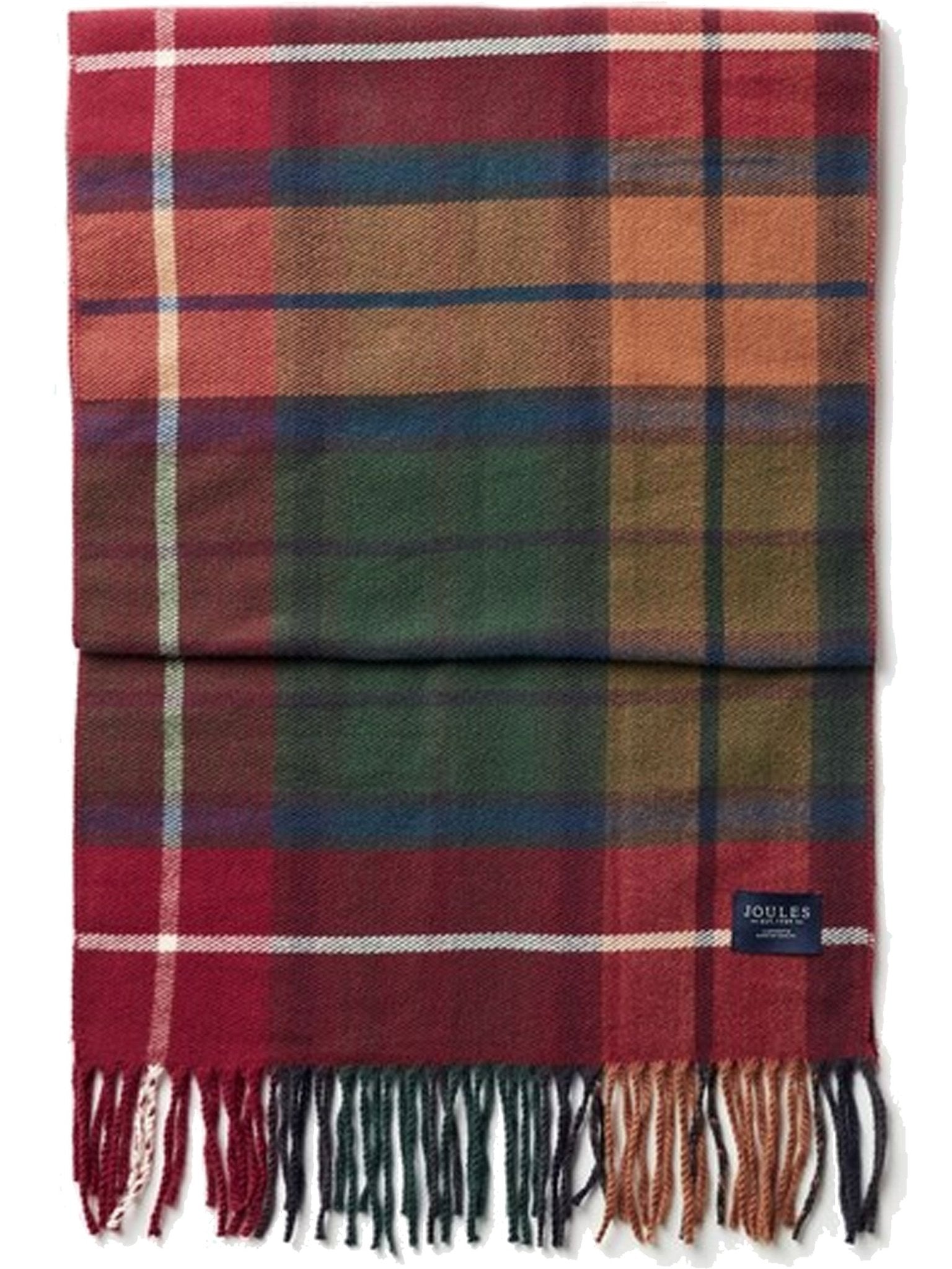 Joules Langtree Ladies Scarf Check / Tartan - Machine washable Joules