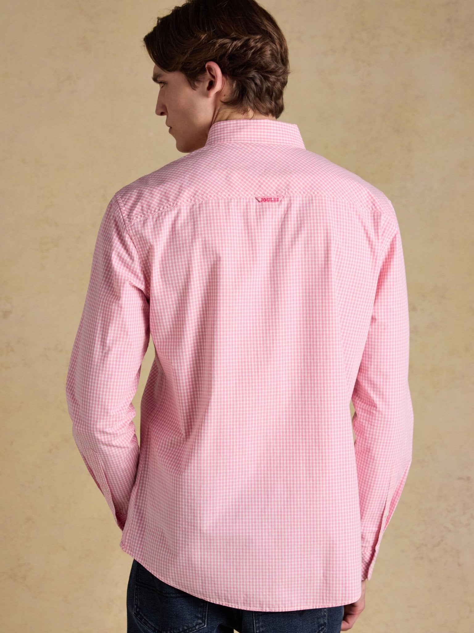Joules Mens Gingham Check Classic Fit Shirt Men’s 100% Cotton Long Sleeve Button Down Joules Shirt