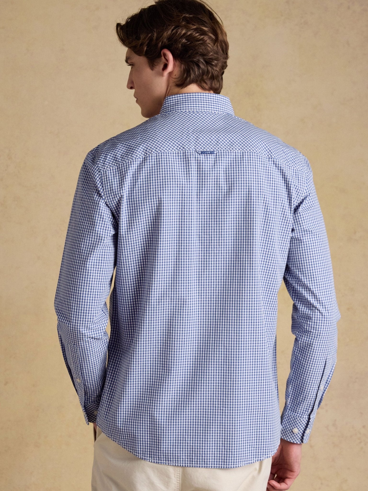 Joules Mens Gingham Check Classic Fit Shirt Men’s 100% Cotton Long Sleeve Button Down Joules Shirt