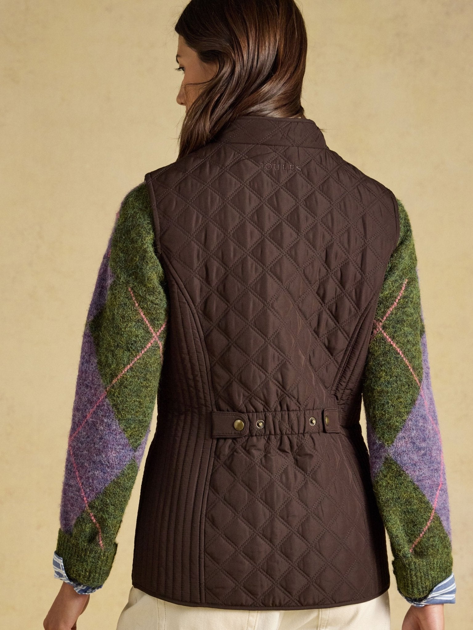 Joules Minx Ladies Quilted Gilet / Showerproof womens waistcoat & bodywarmer Joules Fleece & Gilet