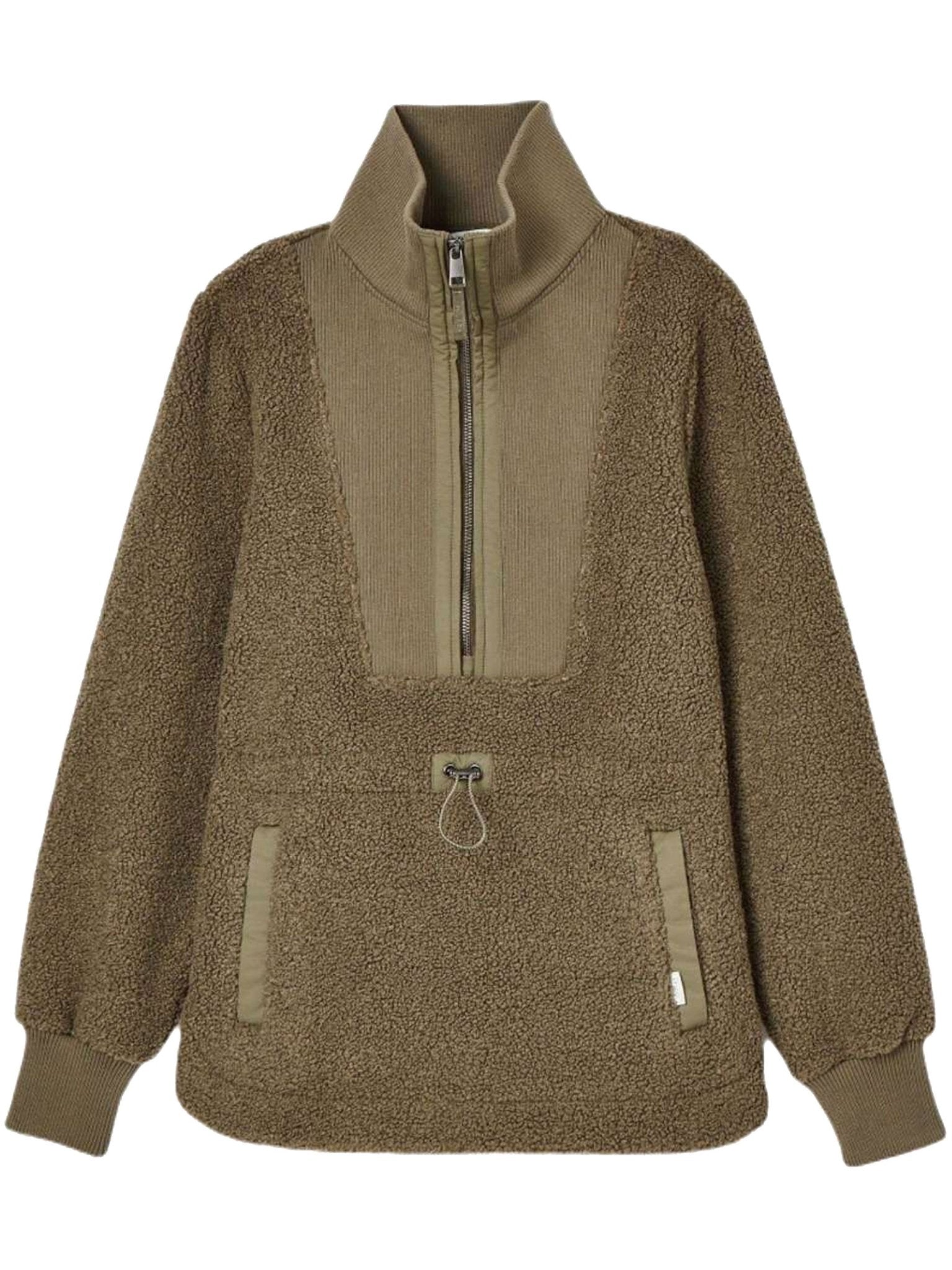 Joules - Thurlston Neutral Borg Fleece / Ladies Fleece Jumper / womens pullover Joules