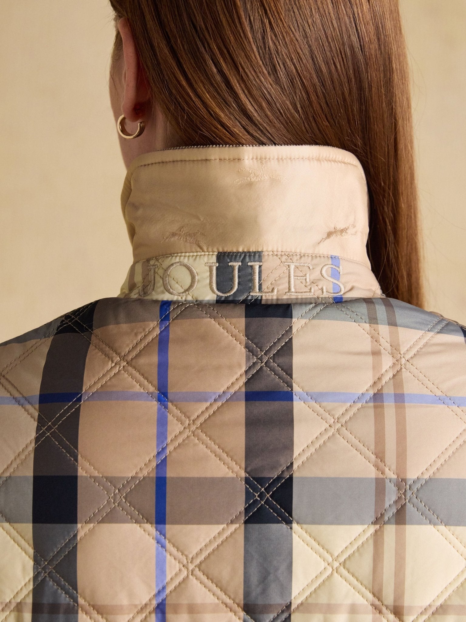 Joules Womens Harrogate Jacket / Ladies showerproof quilted barn jacket Joules Outerwear