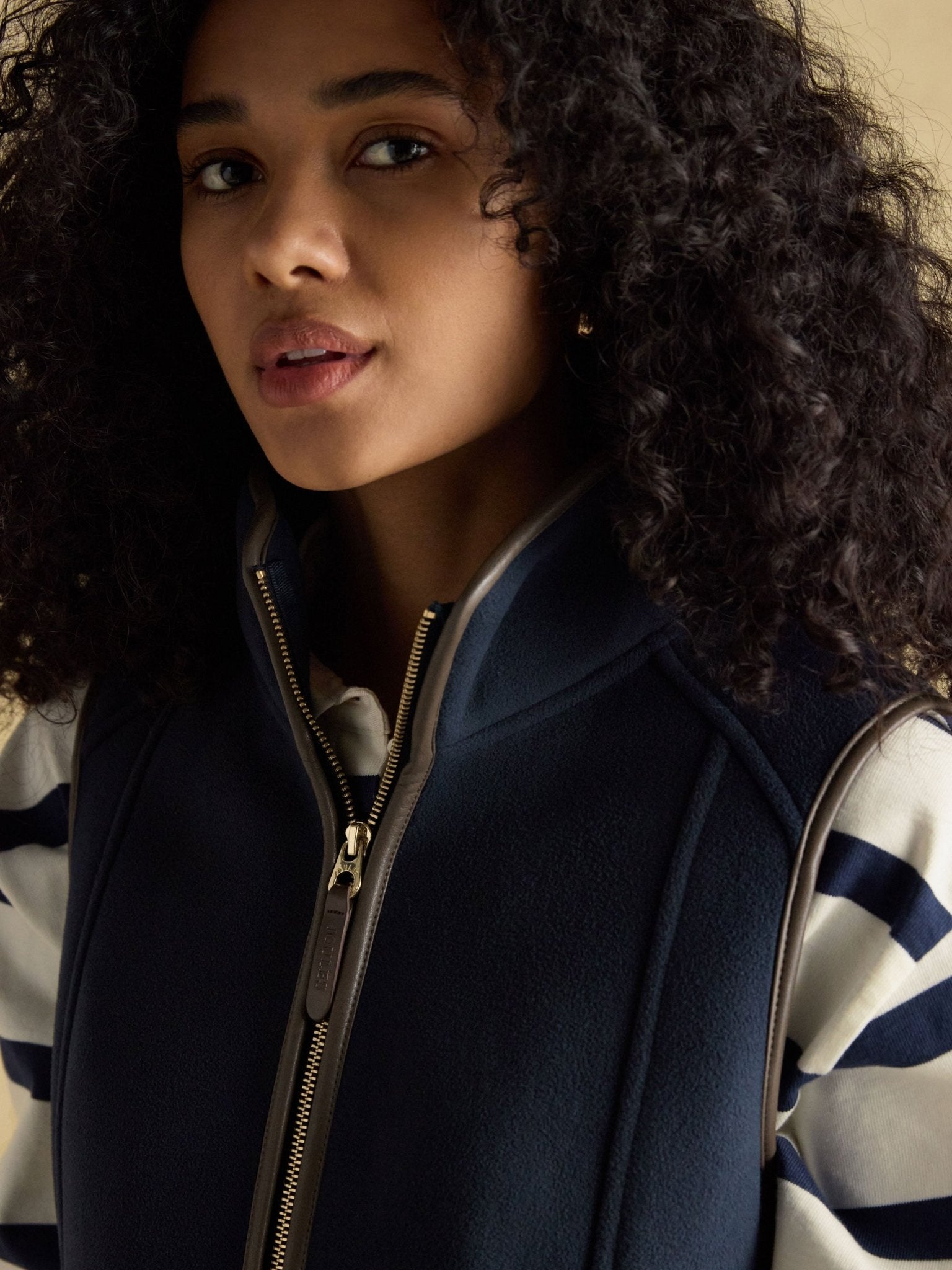 Joules Womens Heritage Fleece Gilet / Ladies Full zip fleece waistcoat / vest Joules Fleece & Gilet