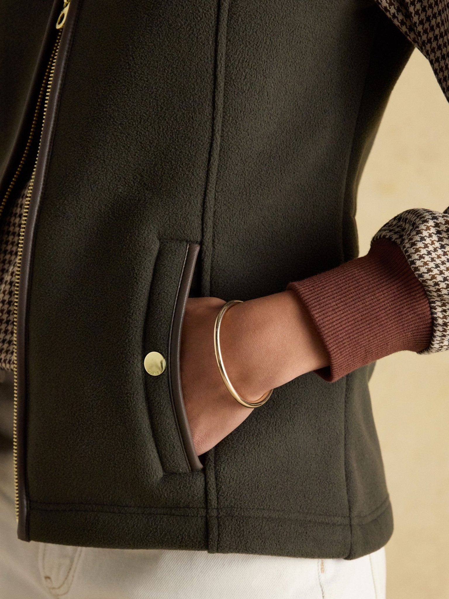 Joules Womens Heritage Fleece Gilet / Ladies Full zip fleece waistcoat / vest Joules