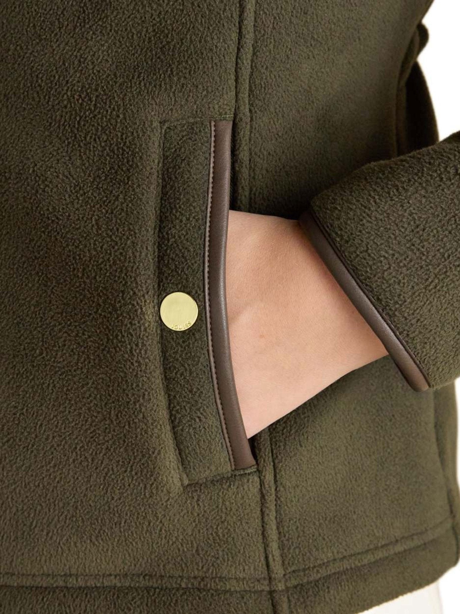 Joules Womens Heritage Fleece Jacket / Ladies Full zip fleece coat Joules Fleece & Gilet