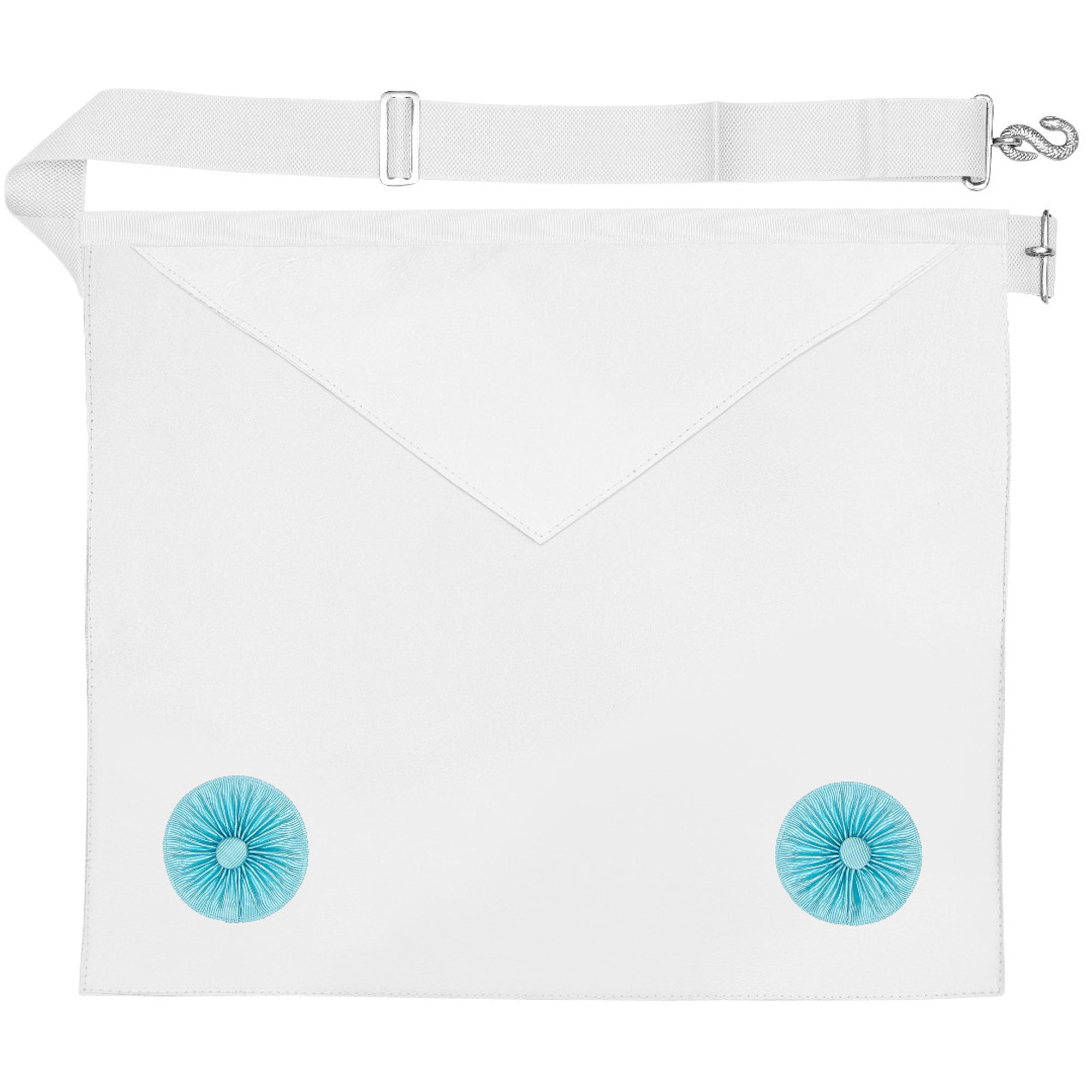 Masonic Regalia UK - Freemason Fellowcraft Apron - Craft Premium Lambskin Leather - 2nd Degree Masons Apron - Masonic For Freemason Men