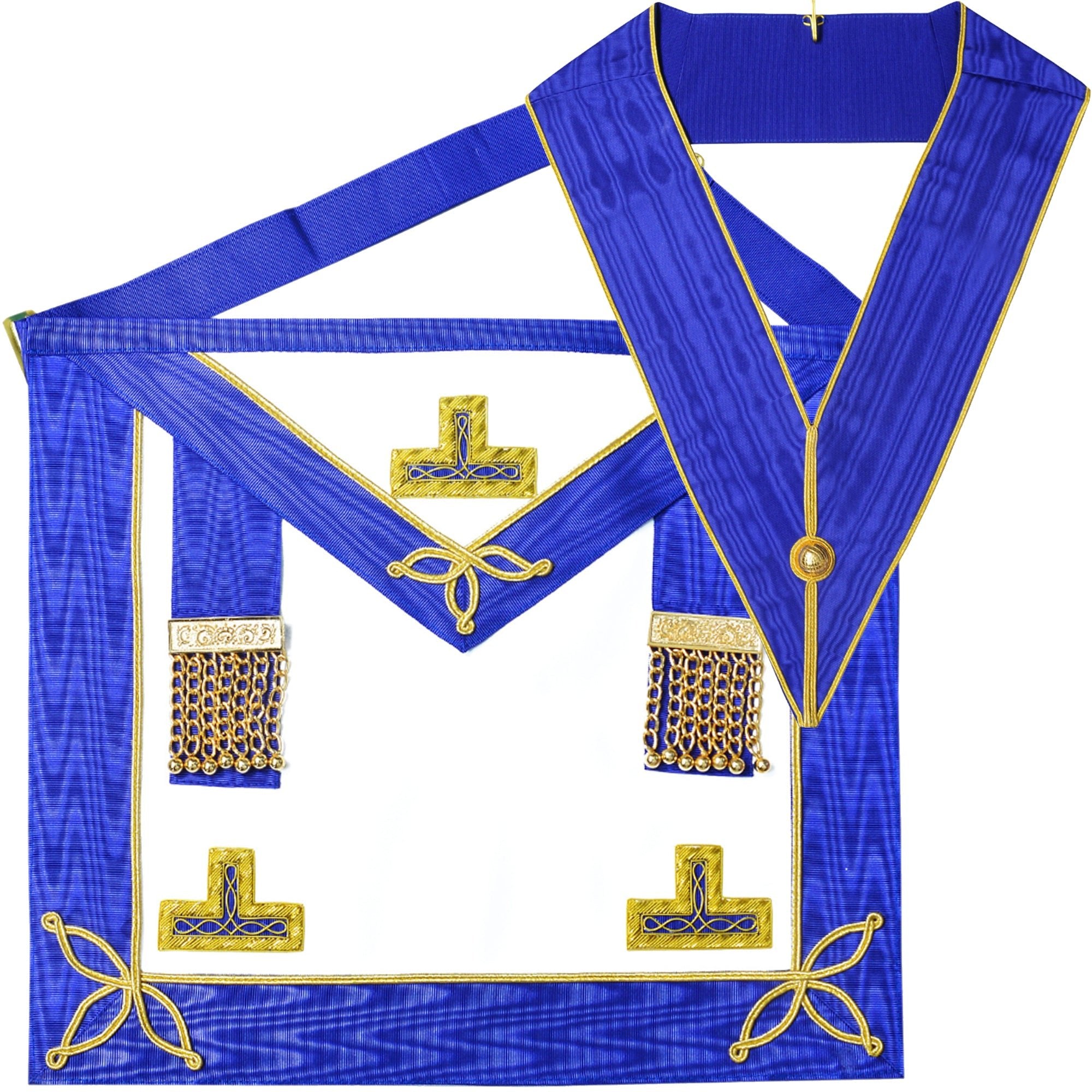 Masonic Regalia UK - Freemason Provincial Undress Collar and Apron Set - Masonic Men