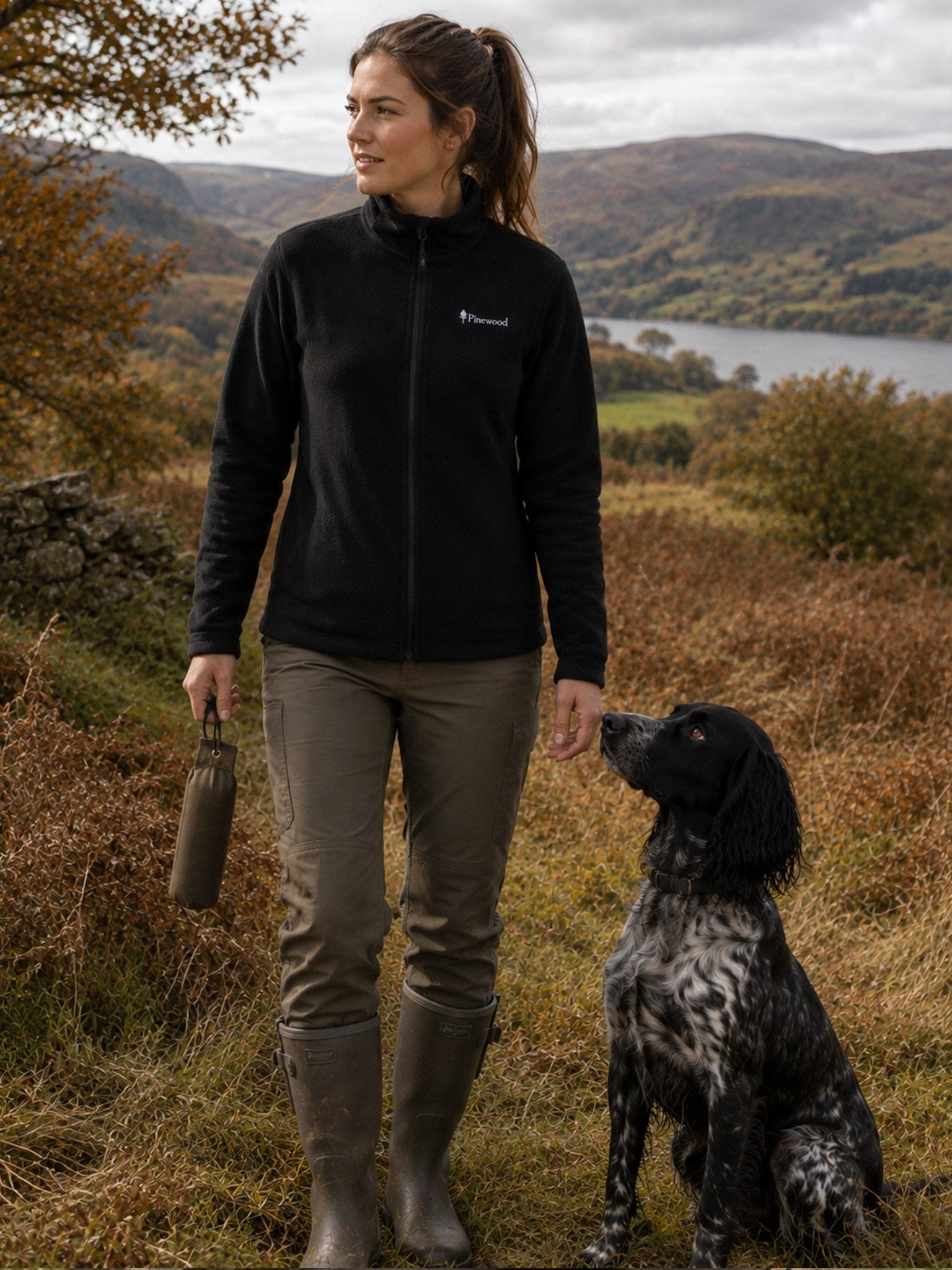 Pinewood Active Ladies Fleece Jacket - Lightweight 180g - Womens Durable and warm Pinewood Fleece & Gilet