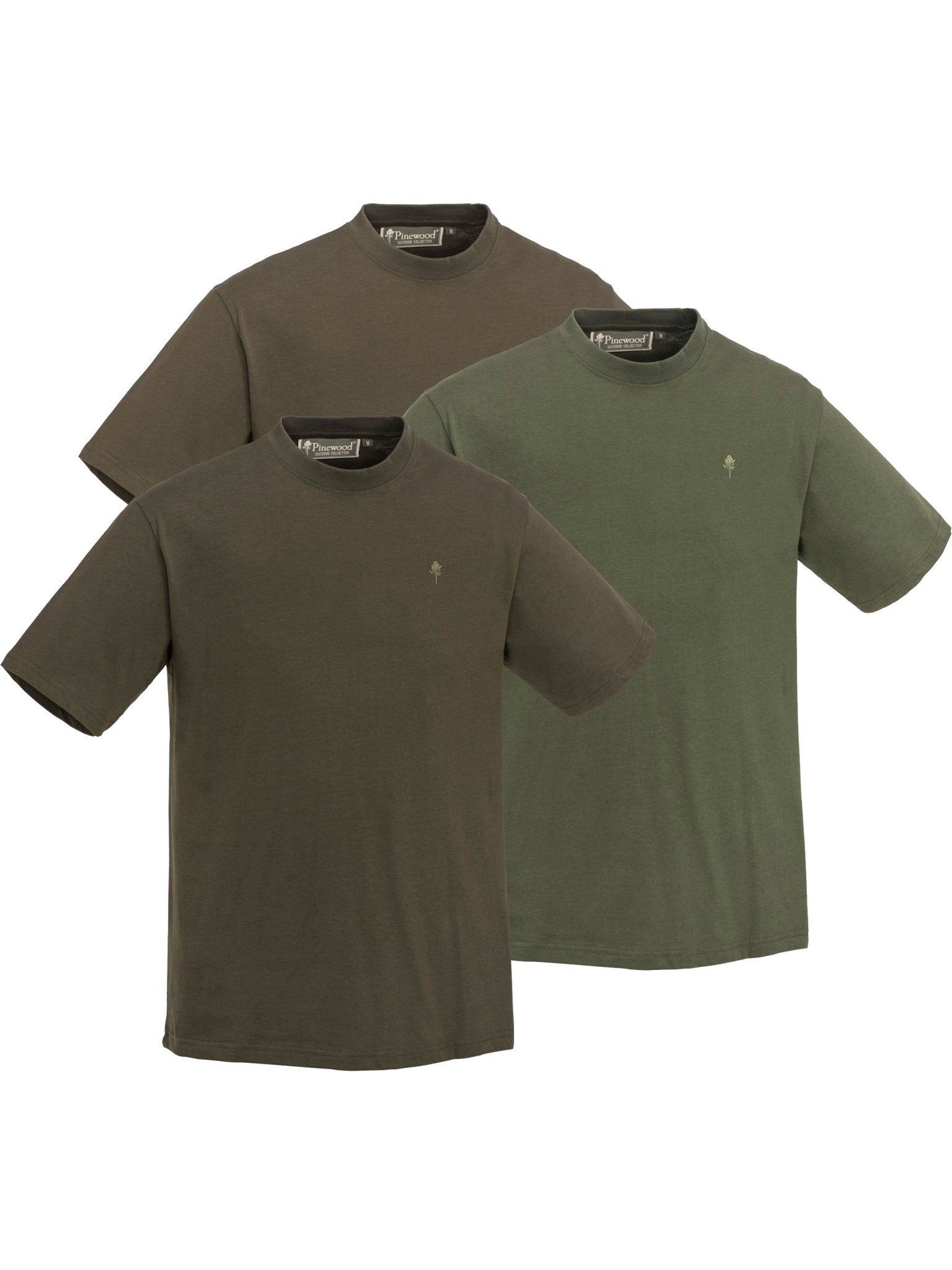 Pinewood - 3 Pack T-shirt Mens shirt sleeve tee / t-shirt