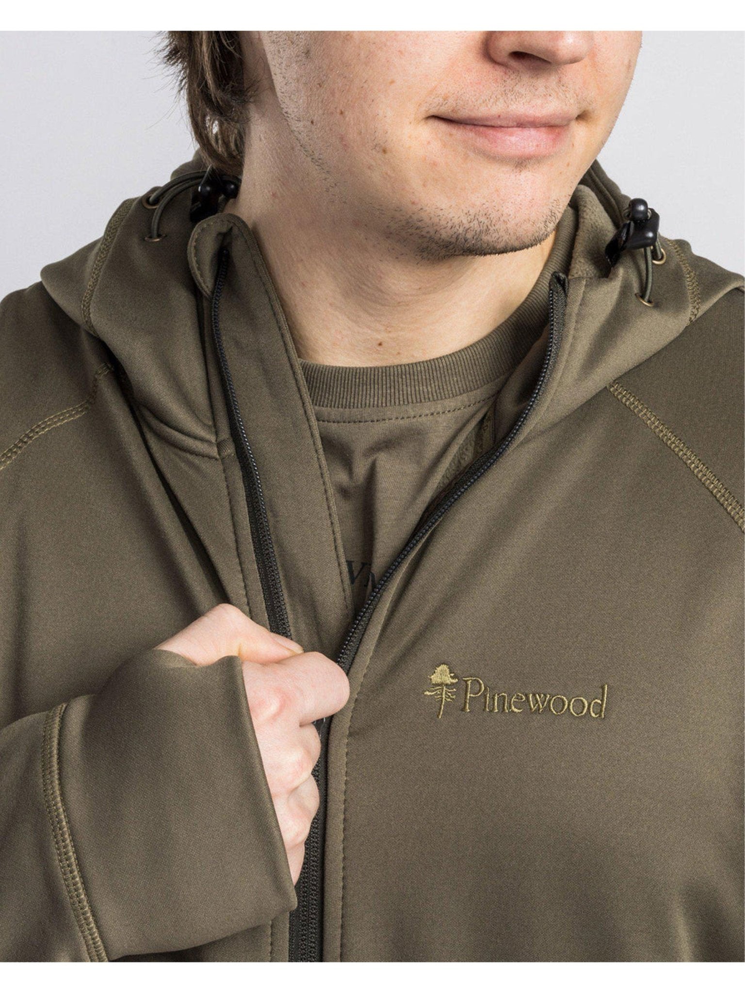 Pinewood - Mens Finnveden full zip Hoodie Sweatshirt with brushed fleece