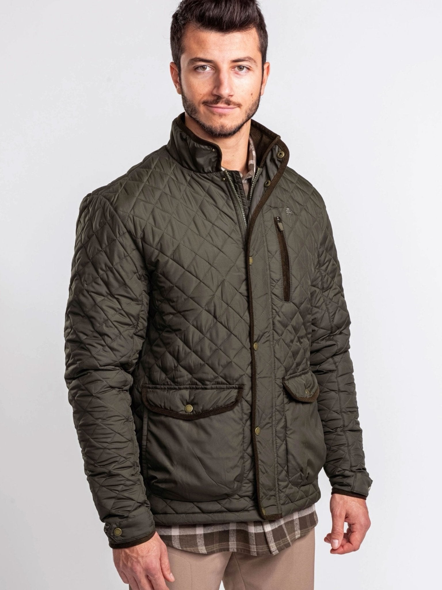 Pinewood - Pinewood Mens Nydala Classic Quilted Jacket / Mens Coat padded Pinewood