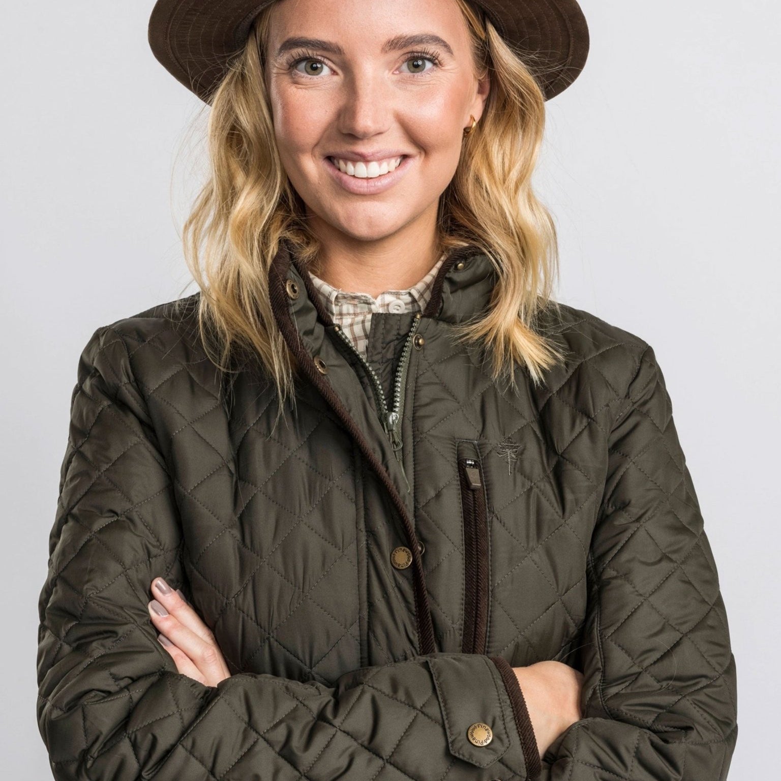 Pinewood - Pinewood Ladies Nydala Classic Quilted Jacket / Womens Coat Pinewood Outerwear