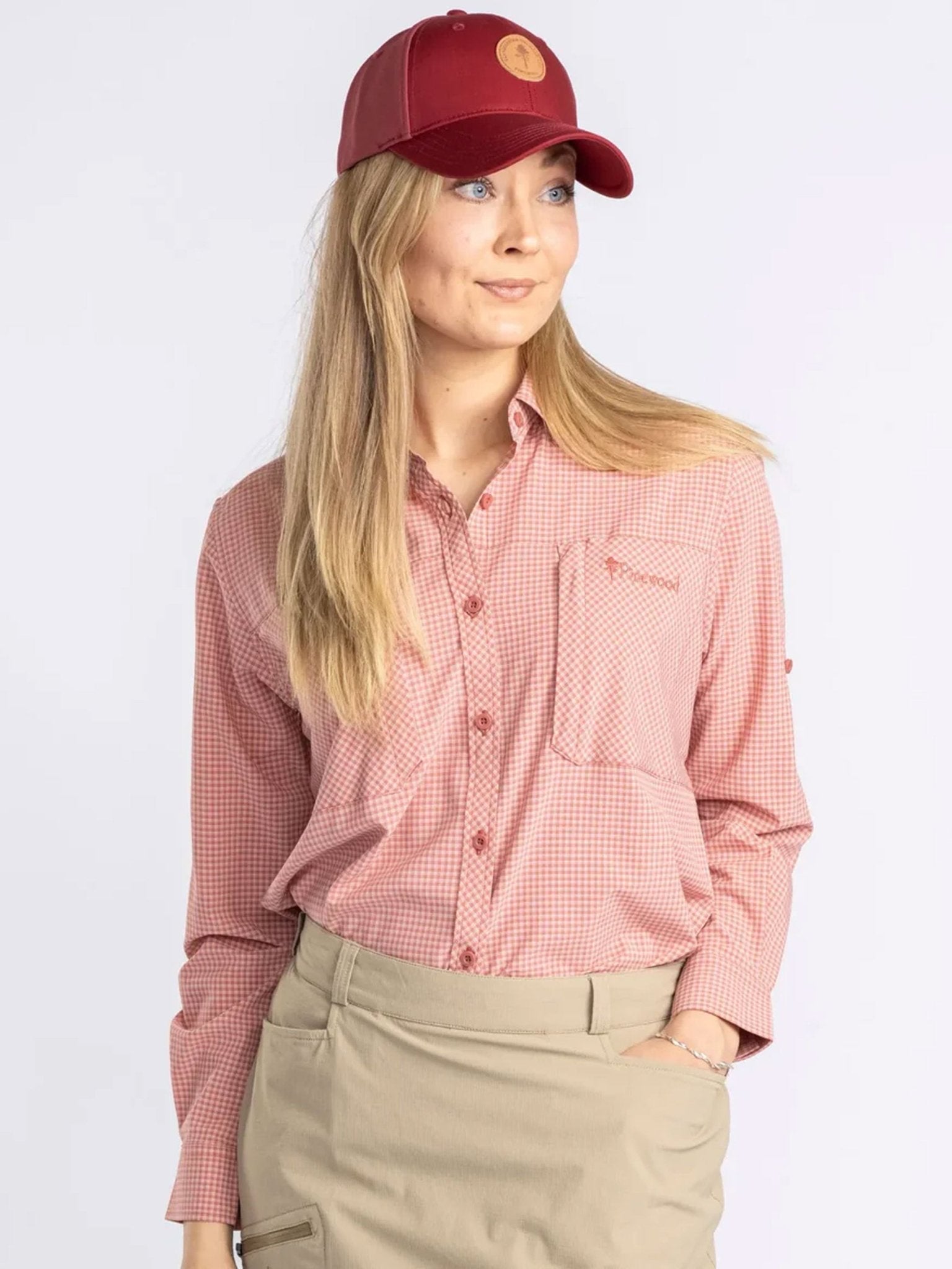 Pinewood Womens Breathable Stretch UV Protection Hiking ladies Shirt Pinewood Shirt