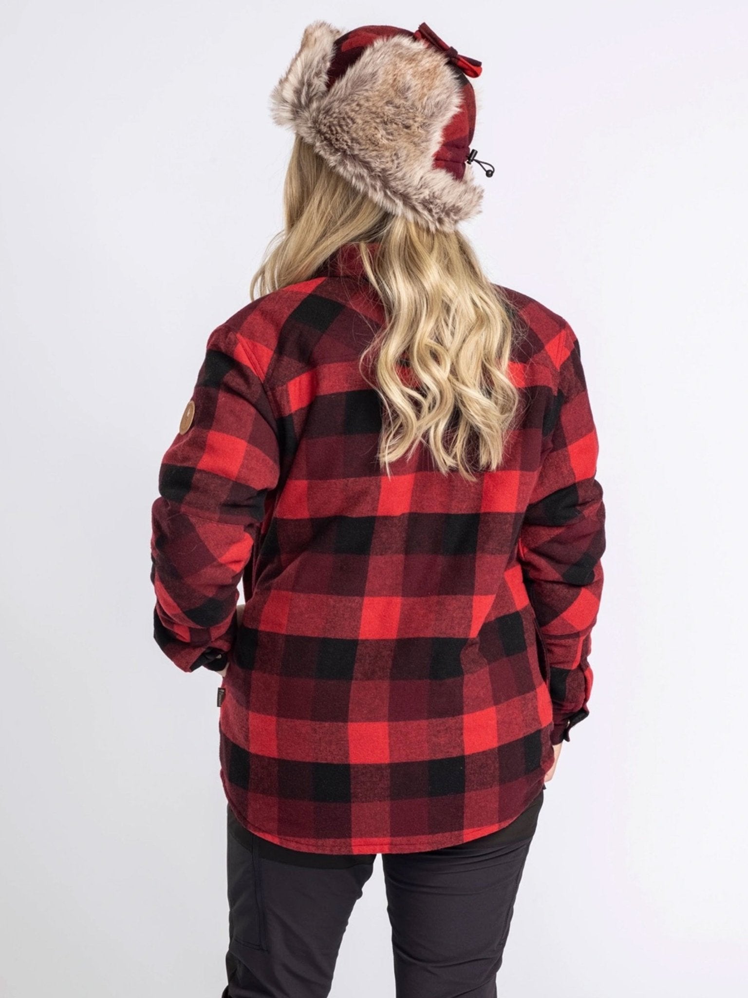 Pinewood Womens Canada Classic check shirt / ladies flannel wool mix Pinewood