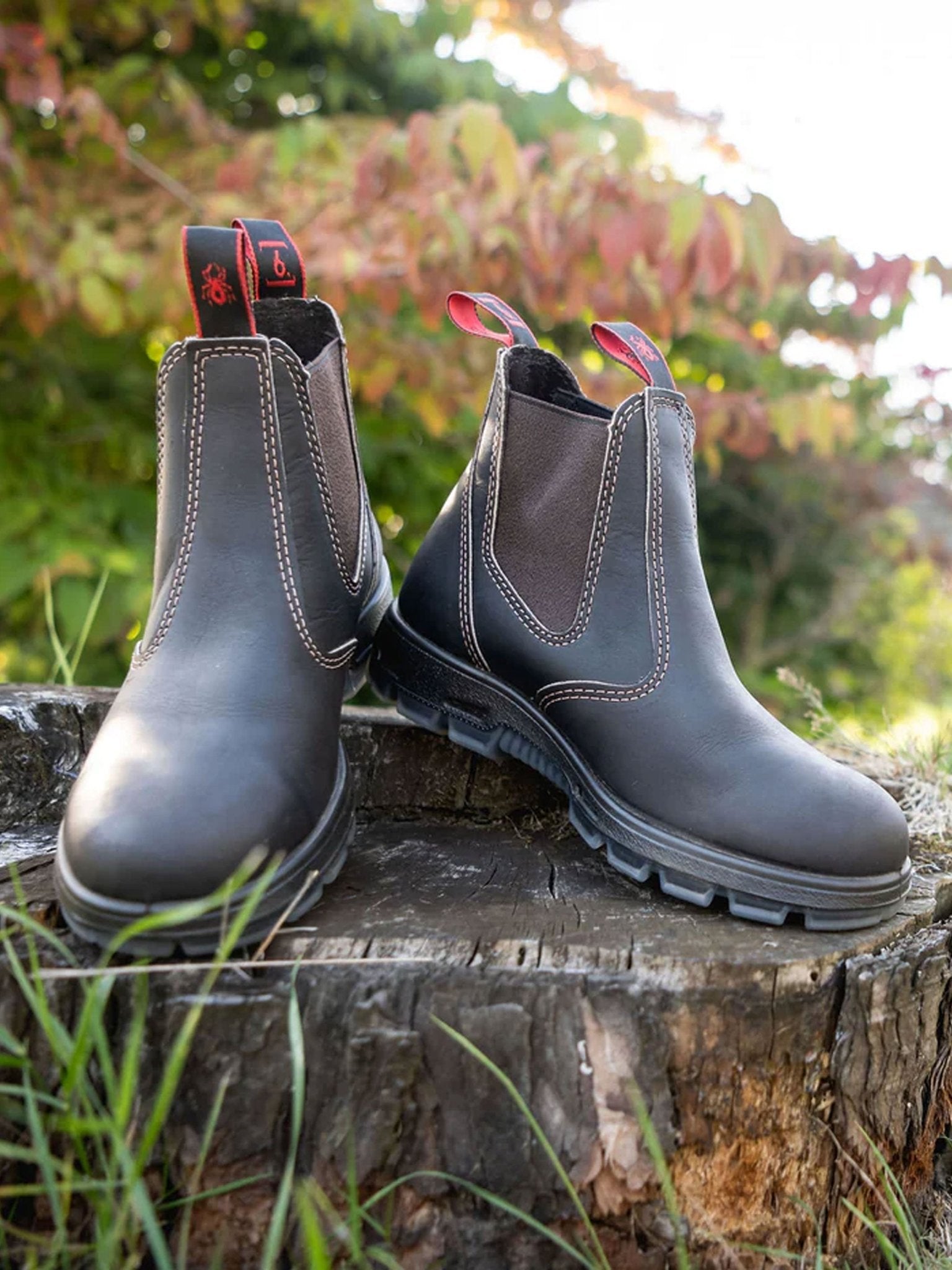 Redback Brown Dealer Boots (UBOK) - Casual Chelsea boot (Non Safety) Redback Boots