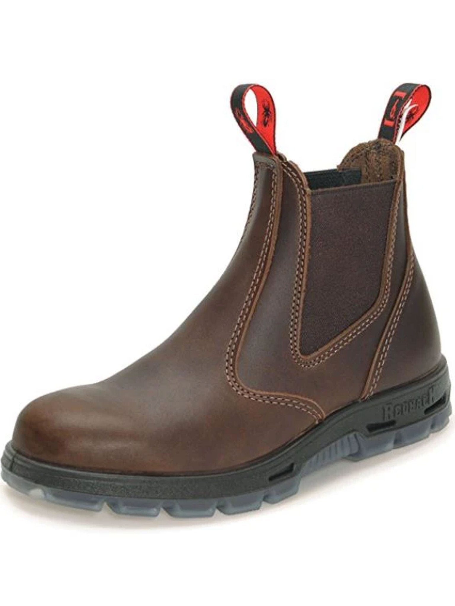 Redback Brown Jarrah Brown Dealer Boots (UBJK) - Casual Chelsea boot (Non Safety) Redback Boots