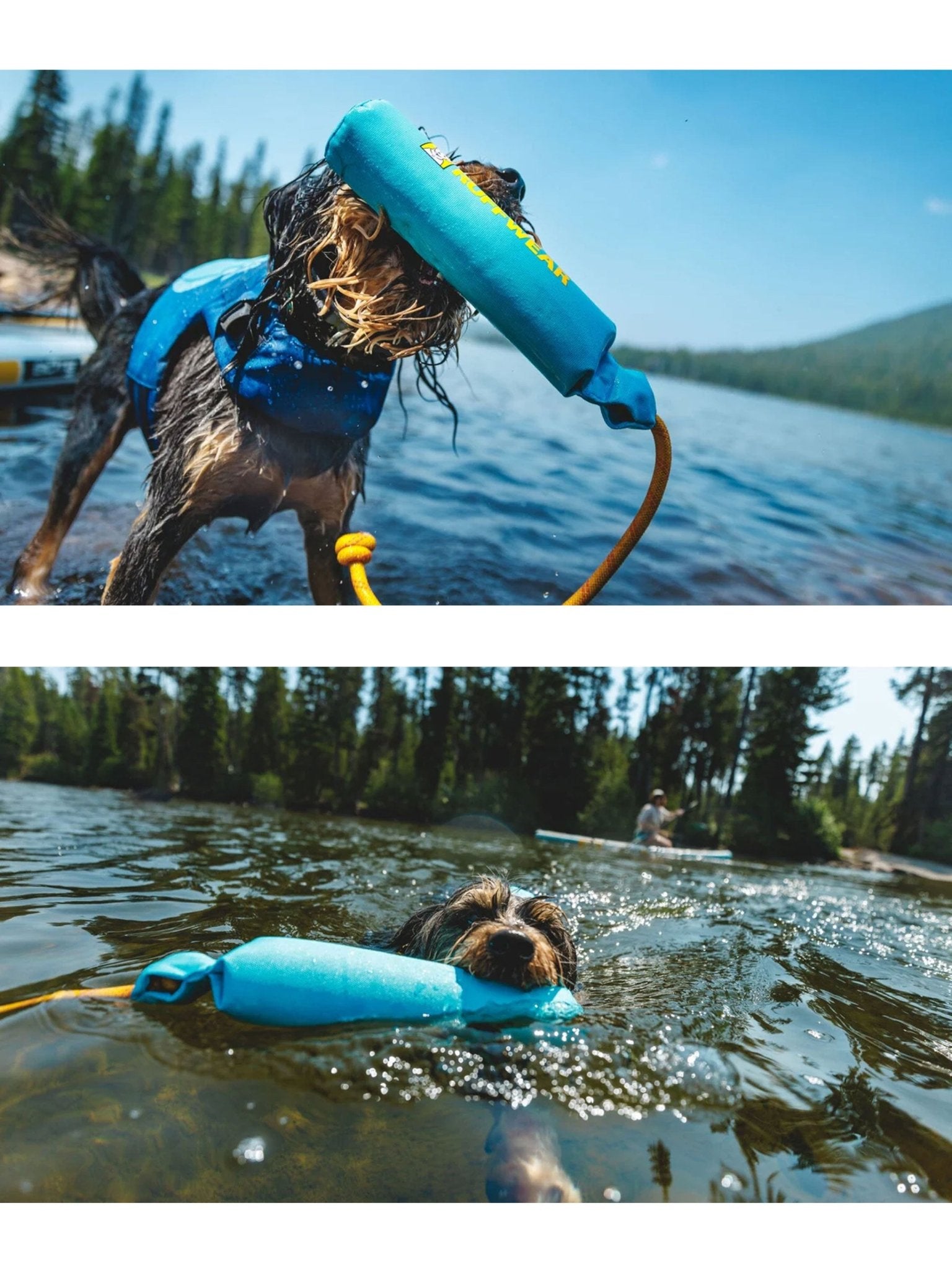Ruffwear - Lunker™ Floating Throw Toy - Interactive Toy for dogs / Dog Toy