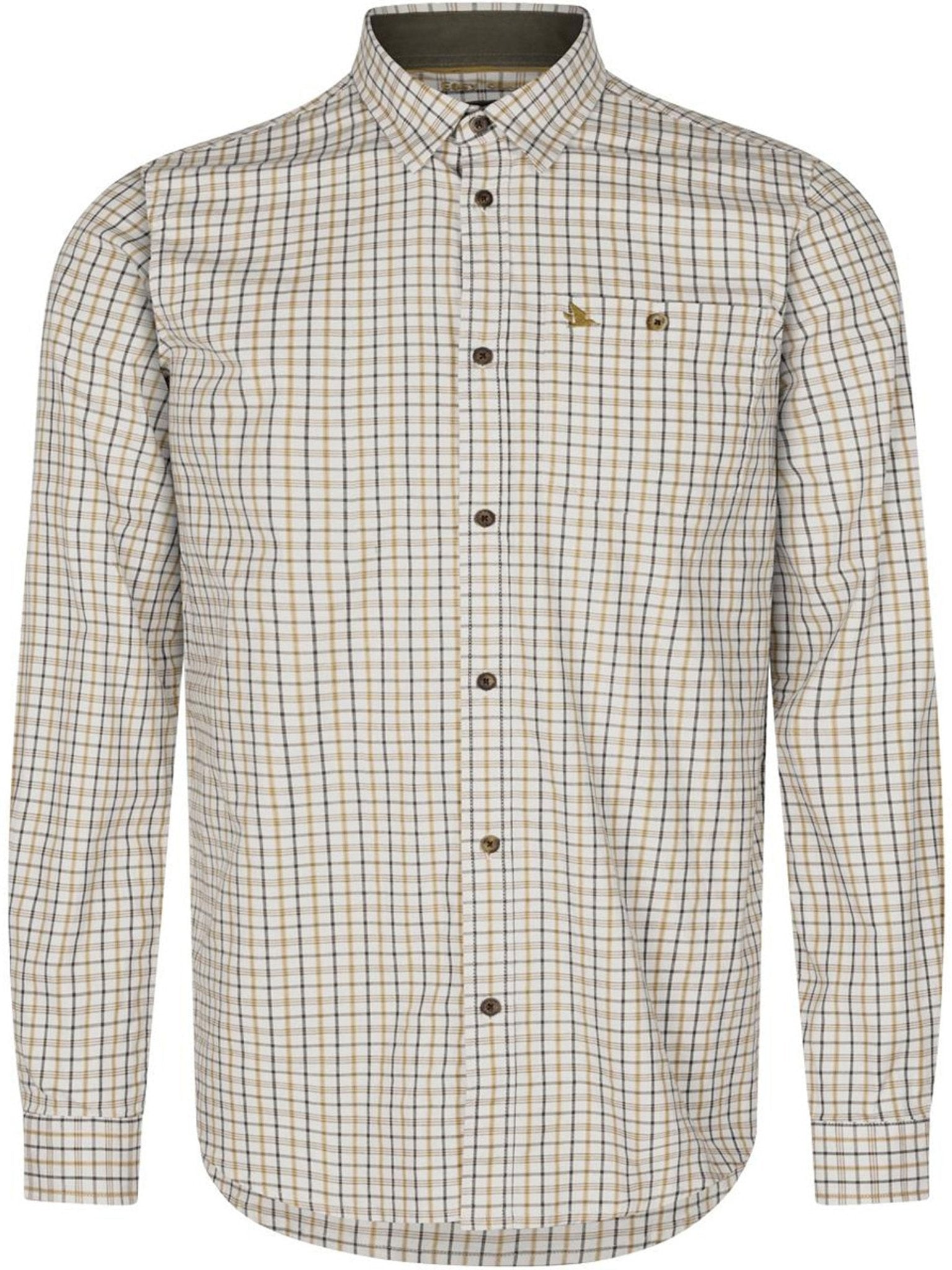 Seeland Oxford check Long Sleeve Mens Shirt / Easy care cotton check shirts Seeland Shirt