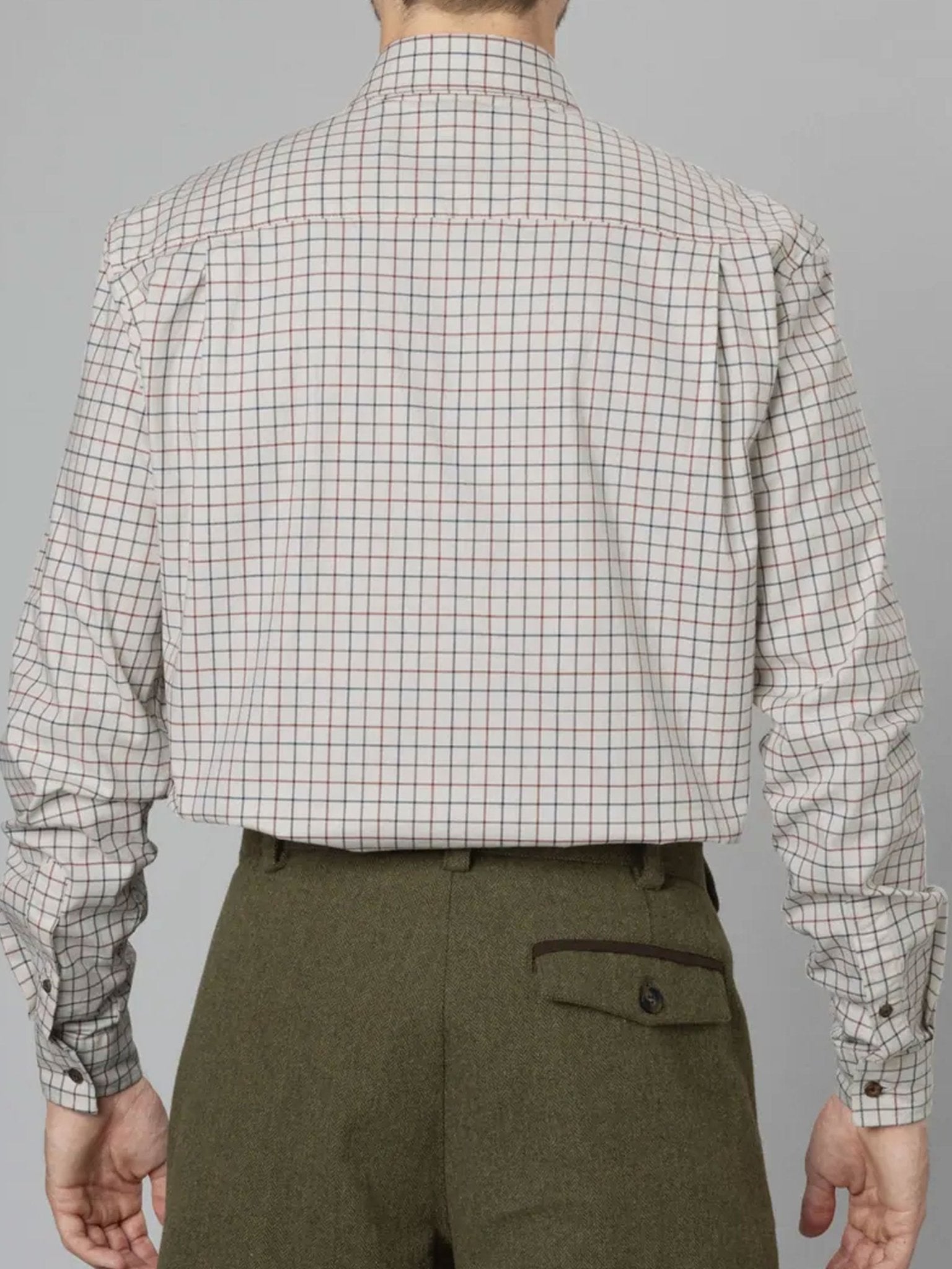 Seeland Oxford check Long Sleeve Mens Shirt / Easy care cotton check shirts Seeland Shirt