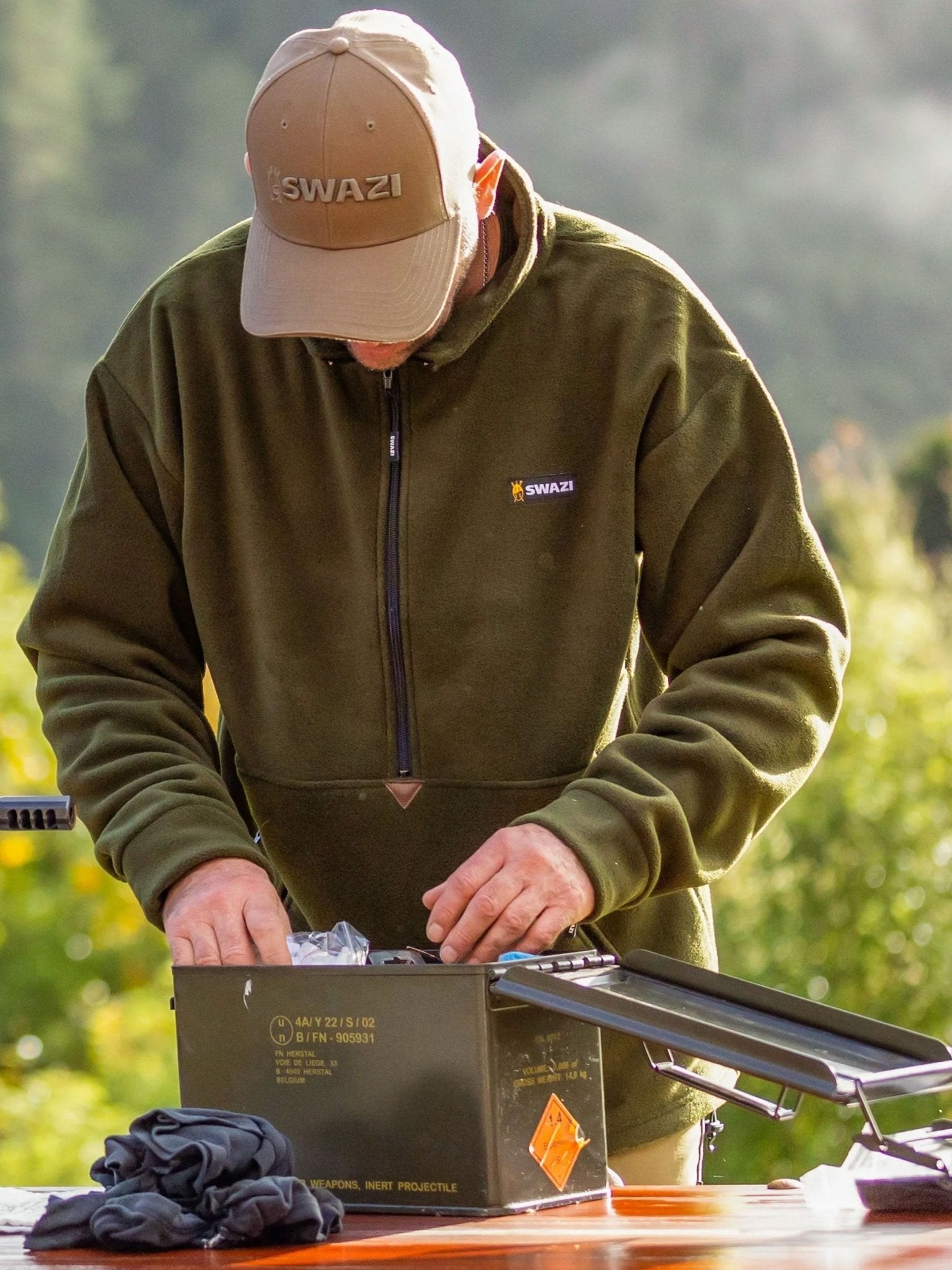 Swazi - Mens Doughroaster Fleece 1/4 Zip Pullover / Jumper - 280gram Fleece Swazi Clothing