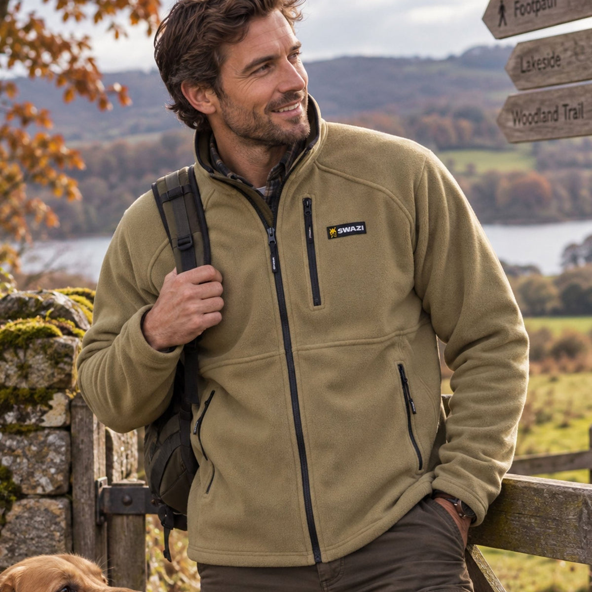 Swazi Muskox Men's Fleece Jacket | Mid-Layer Outdoor Fleece Swazi Clothing Outerwear