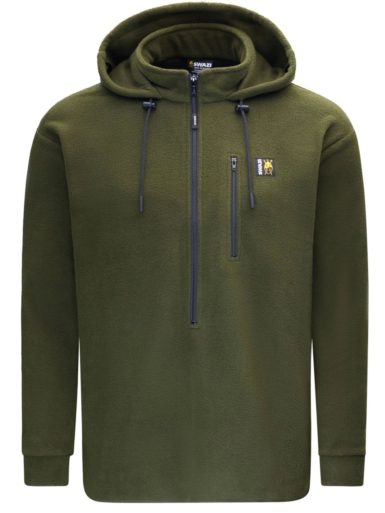 Swazi - The Hood Mens Fleece 1/2 Zip Pullover / Jumper - 280gram Fleece Swazi Clothing