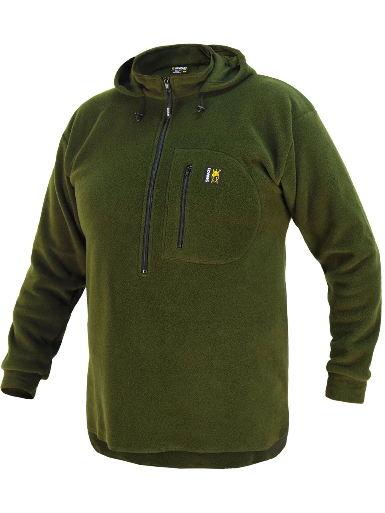 Swazi - The Hood Mens Fleece 1/2 Zip Pullover / Jumper - 280gram Fleece Swazi Clothing